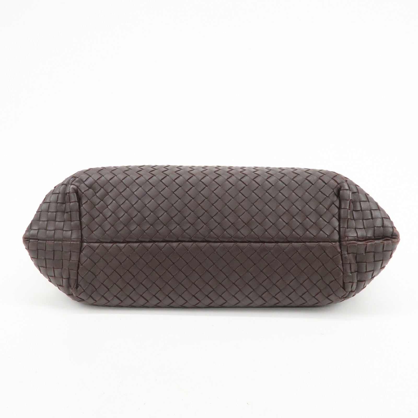 BOTTEGA VENETA Intrecciato Nappa Leather Tote Bag Hand Bag Brown