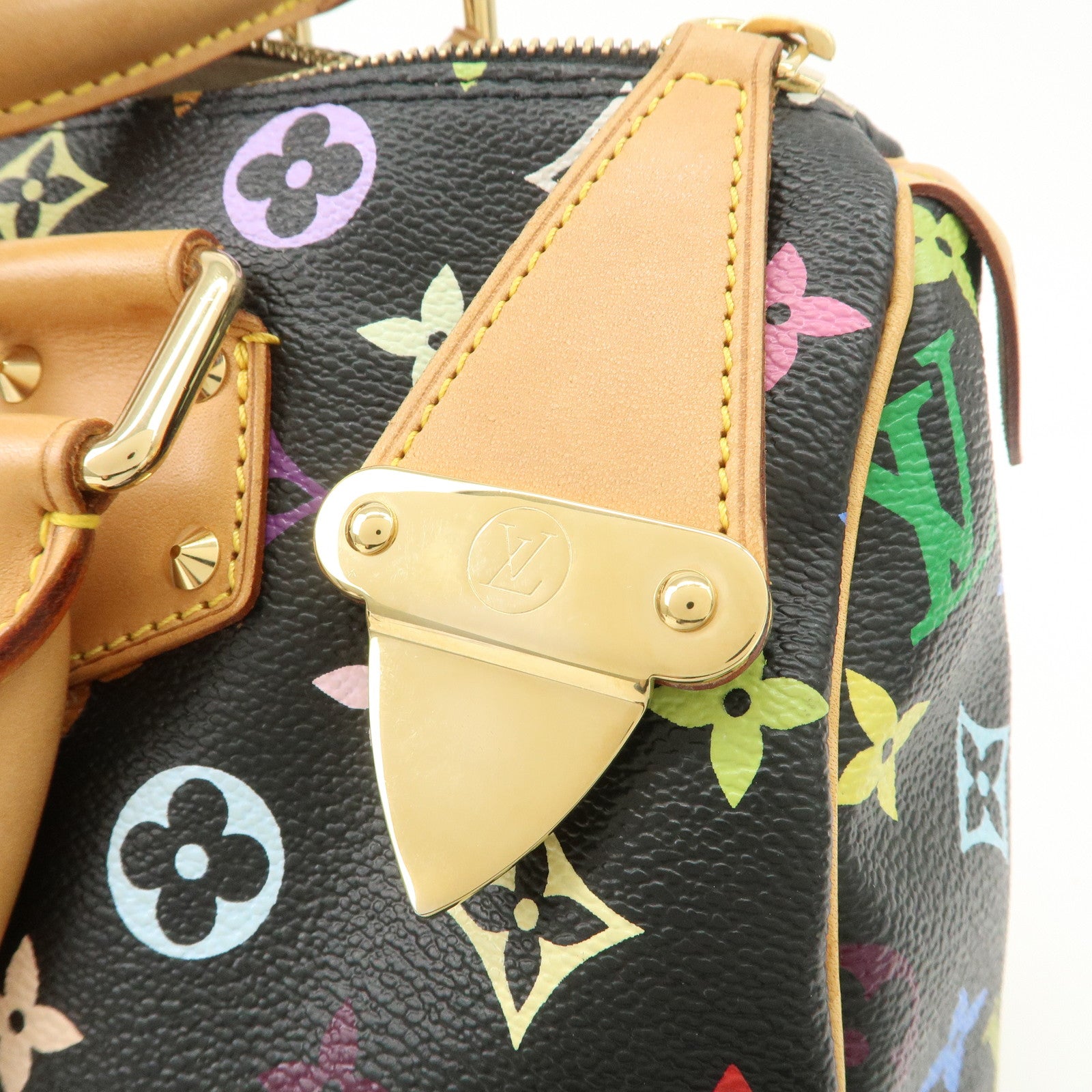 Louis Vuitton Monogram Multicolor Speedy 30 Hand Bag M92642 Used