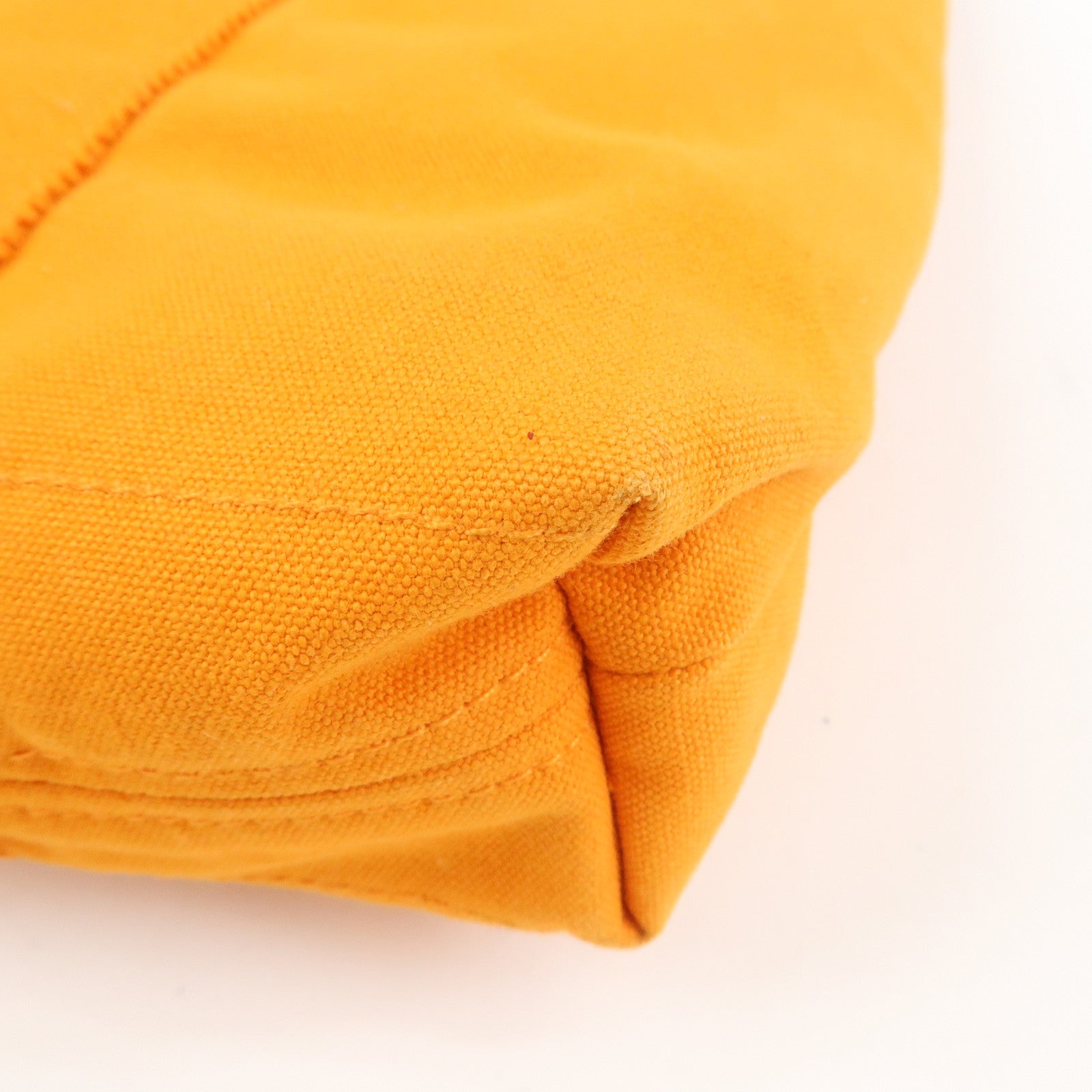 HERMES Fourre Tout Cabas Canvas Hawaii Limited Tote Bag Orange