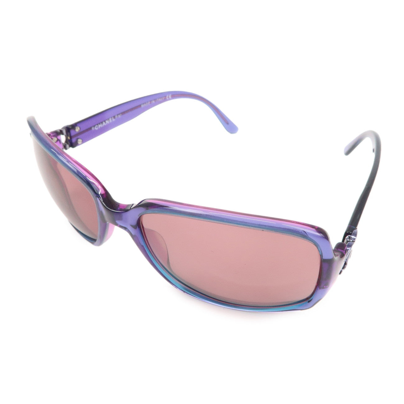 CHANEL COCOMark Plastic Sunglasses Purple 5030 c.630 A 58□17 125