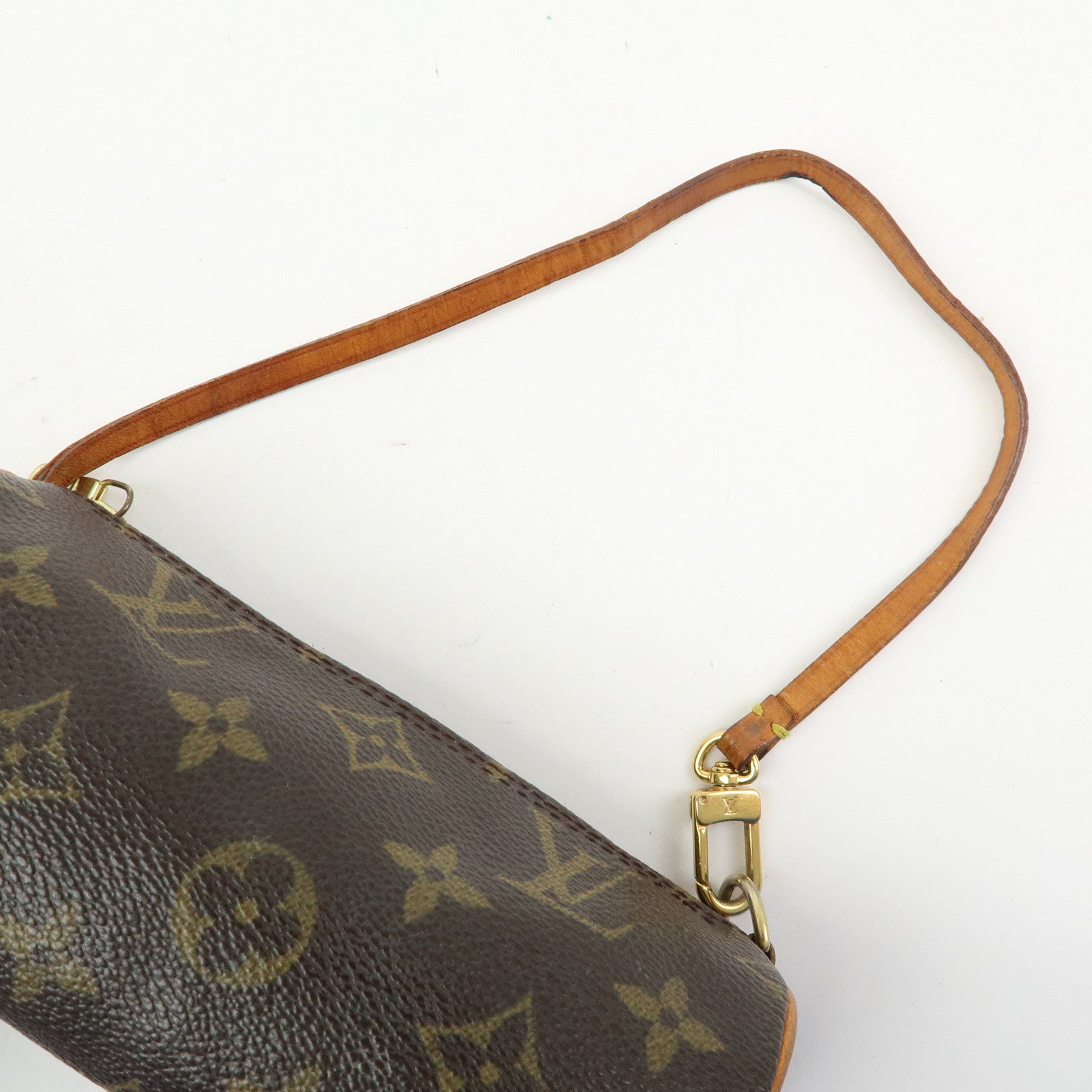 Louis Vuitton Monogram Mini Pouch for Papillon Bag Brown