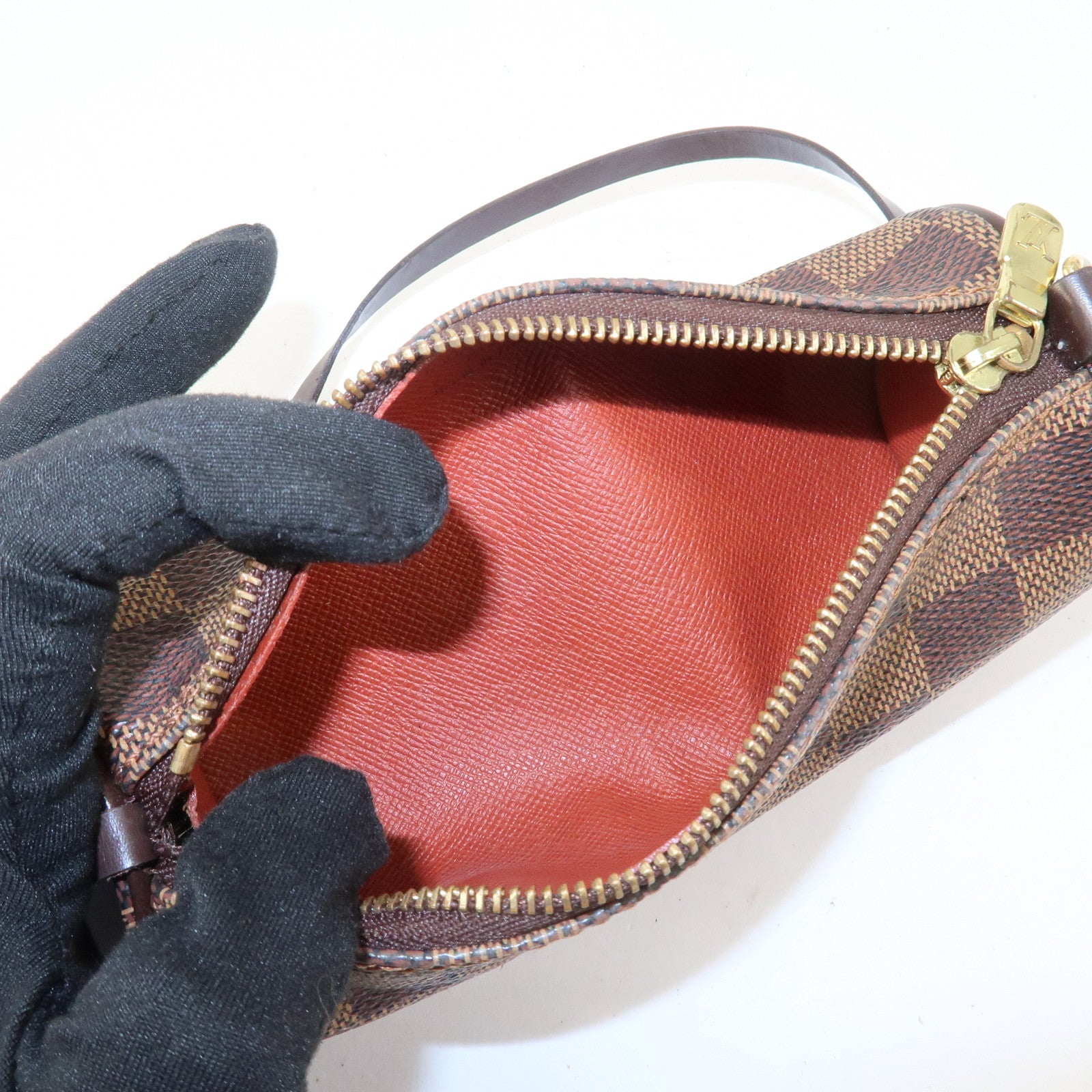 Louis Vuitton Monogram Mini Pouch for Papillon Bag Brown