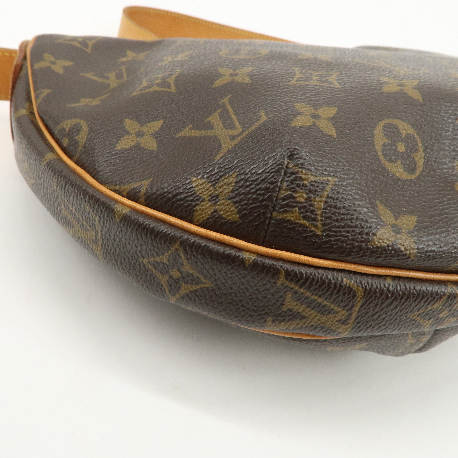 Louis Vuitton Monogram Croissant MM Shoulder Bag Brown M51512