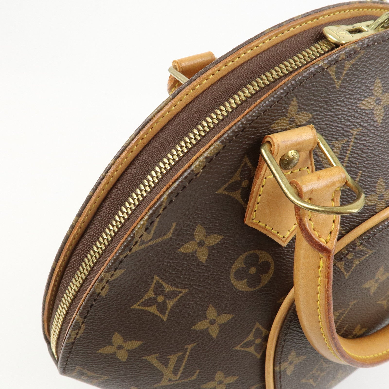 Louis Vuitton Monogram Ellipse PM Hand Bag Brown M51127