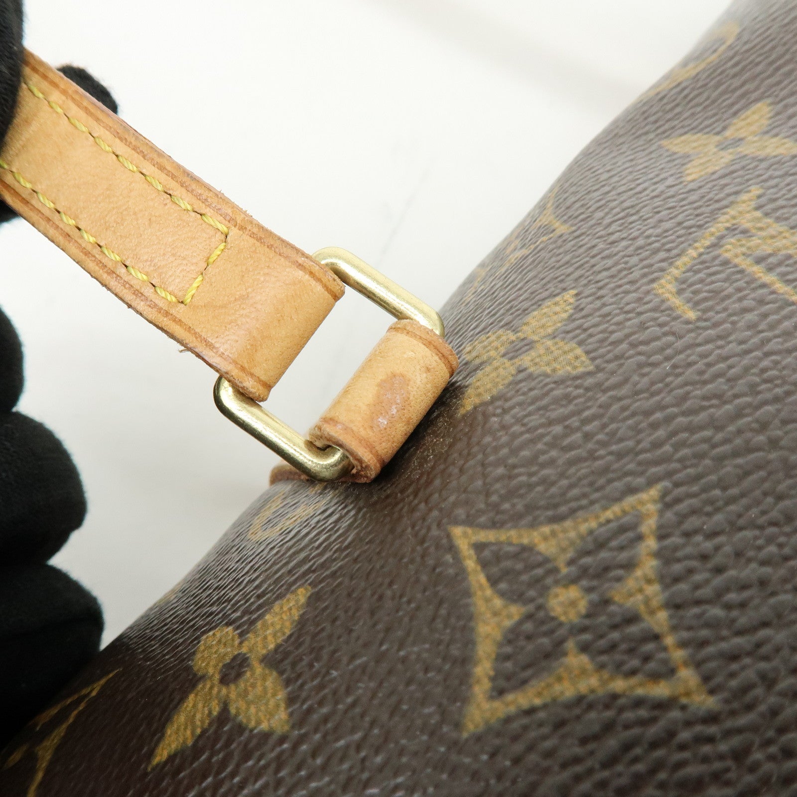 Louis Vuitton Monogram Papillon 26 Hand Bag Brown M51386