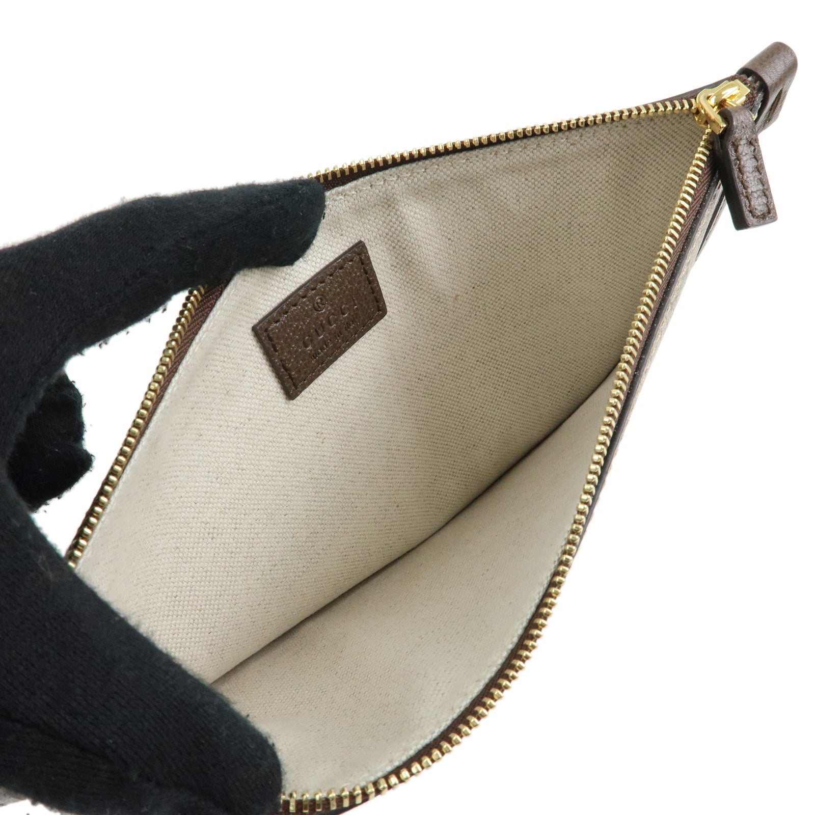 GUCCI Sherry GG Supreme Tote Bag Shoulder Bag Brown 726755