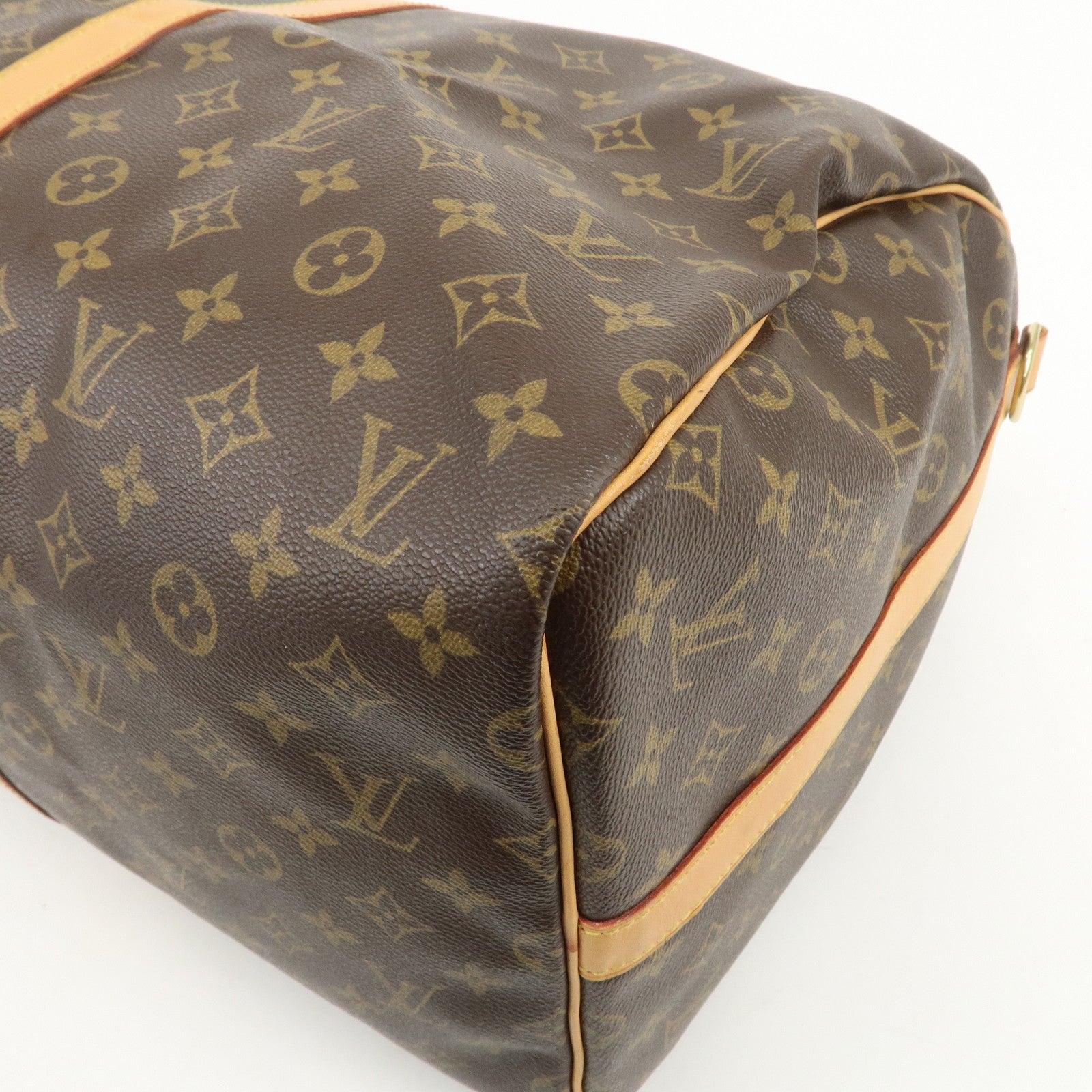 Louis Vuitton Monogram Keep All Bandouliere 55 Boston Bag M41414