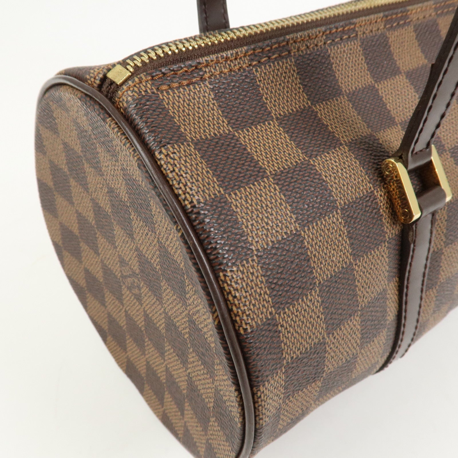 Louis Vuitton Damier Ebene Papillon 30 Hand Bag Brown N51303