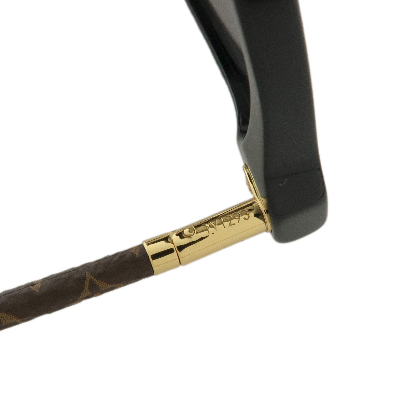 Louis Vuitton Monogram Plastic LV First Round Sunglasses Z1710E