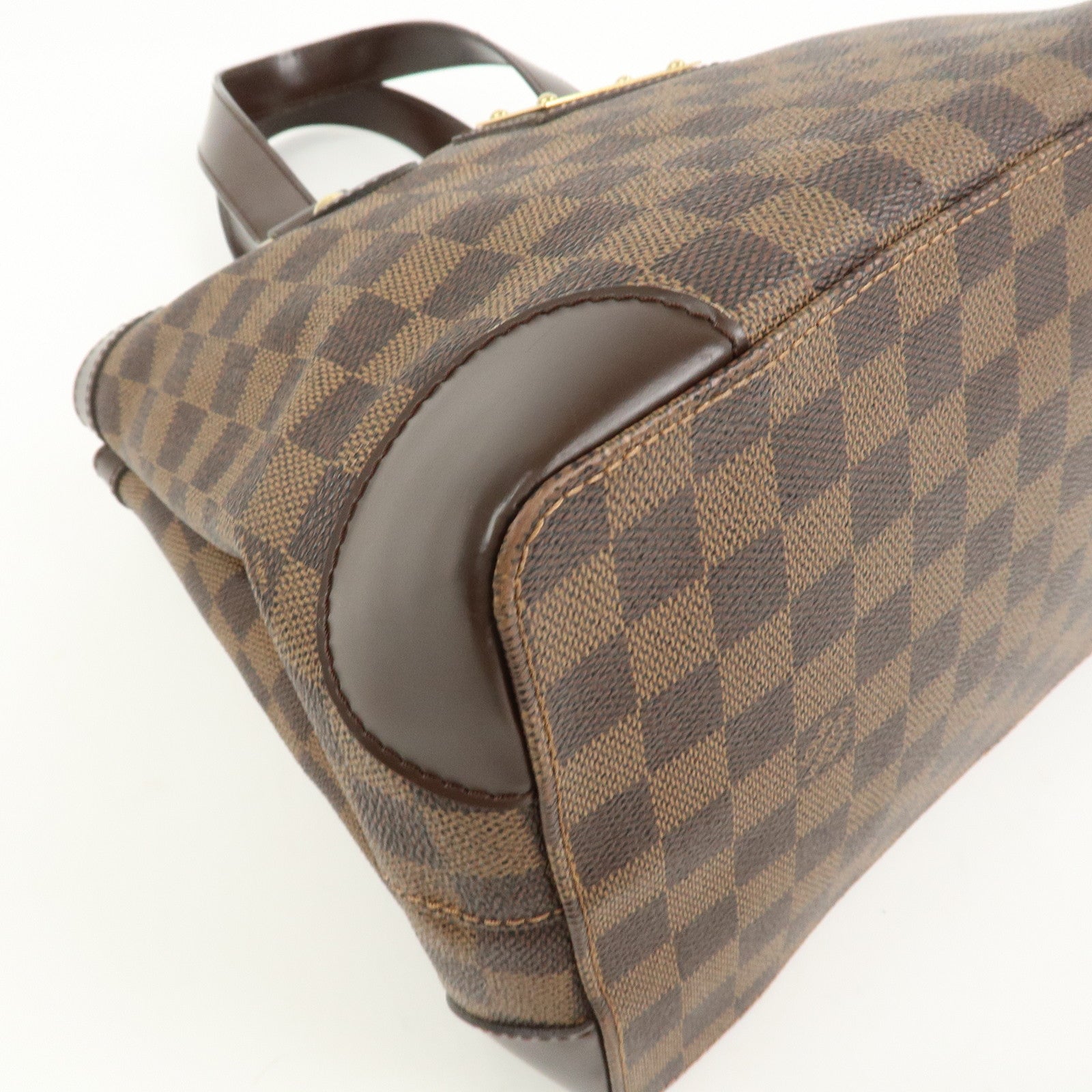 Louis Vuitton Damier Ebene Hampstead PM Hand Bag Tote Bag N51205