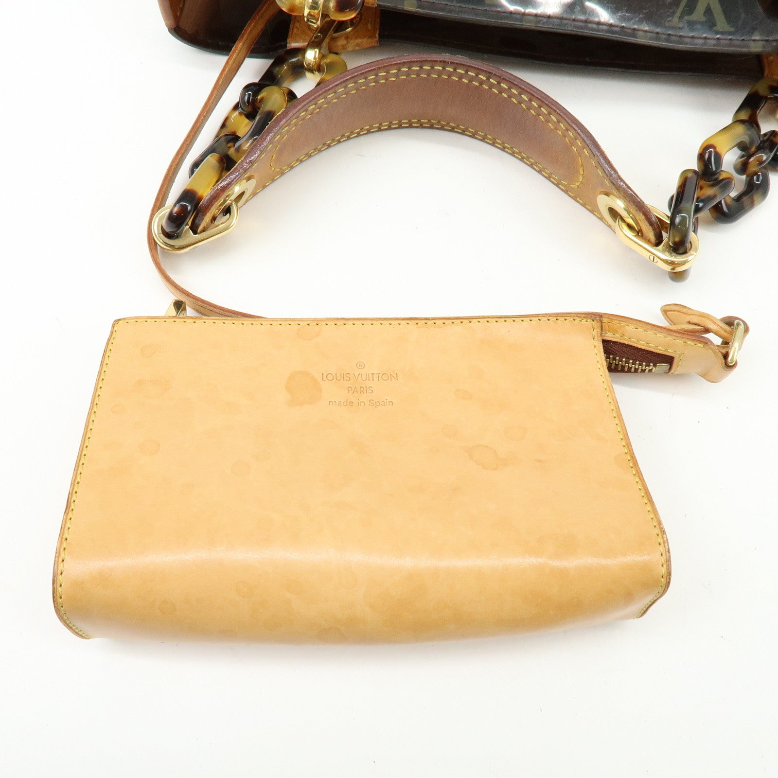 Louis Vuitton Monogram Cabas Ambre PM Tote Bag Clear Brown M92502