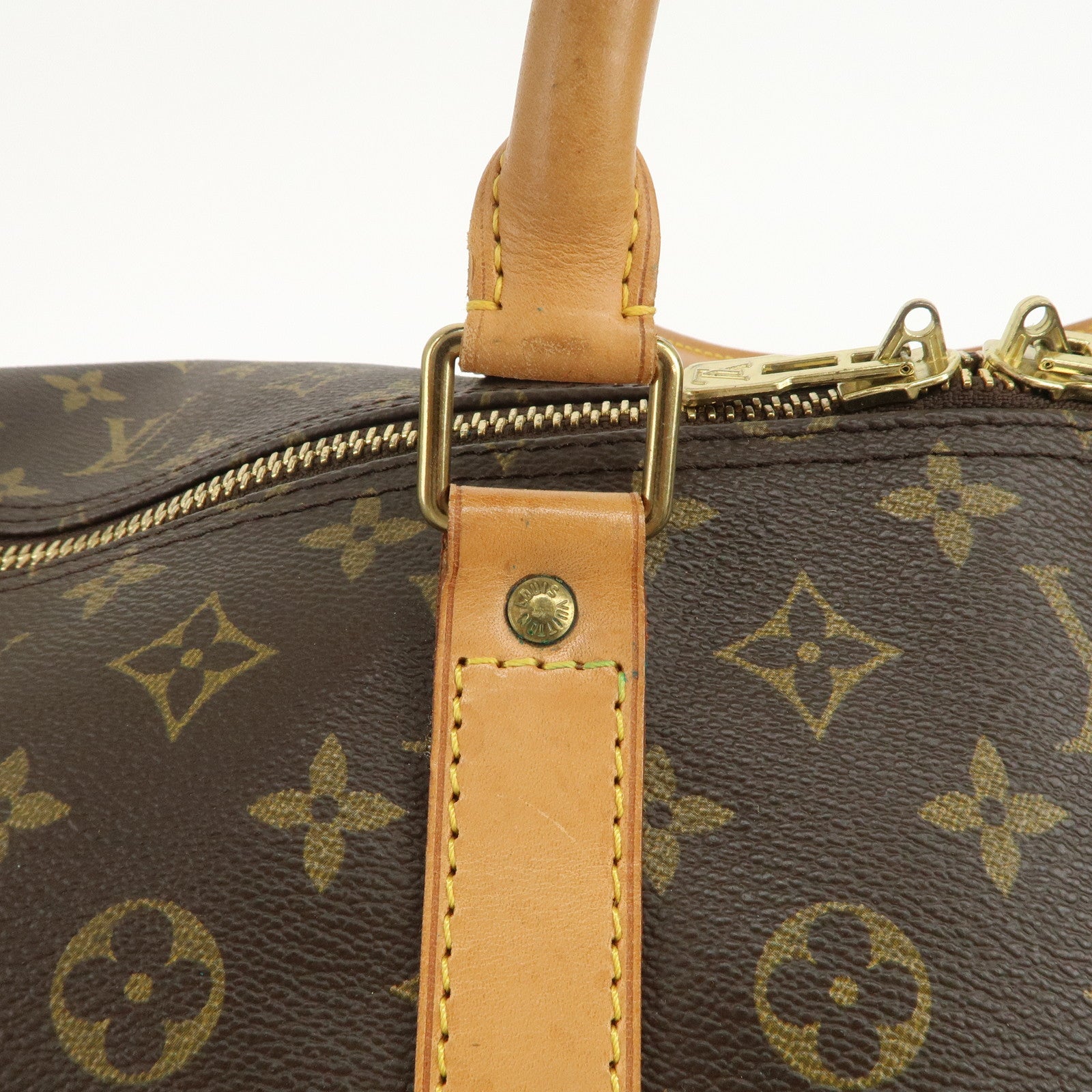 Louis Vuitton Monogram Keep All Bandouliere 60 Boston Bag M41412