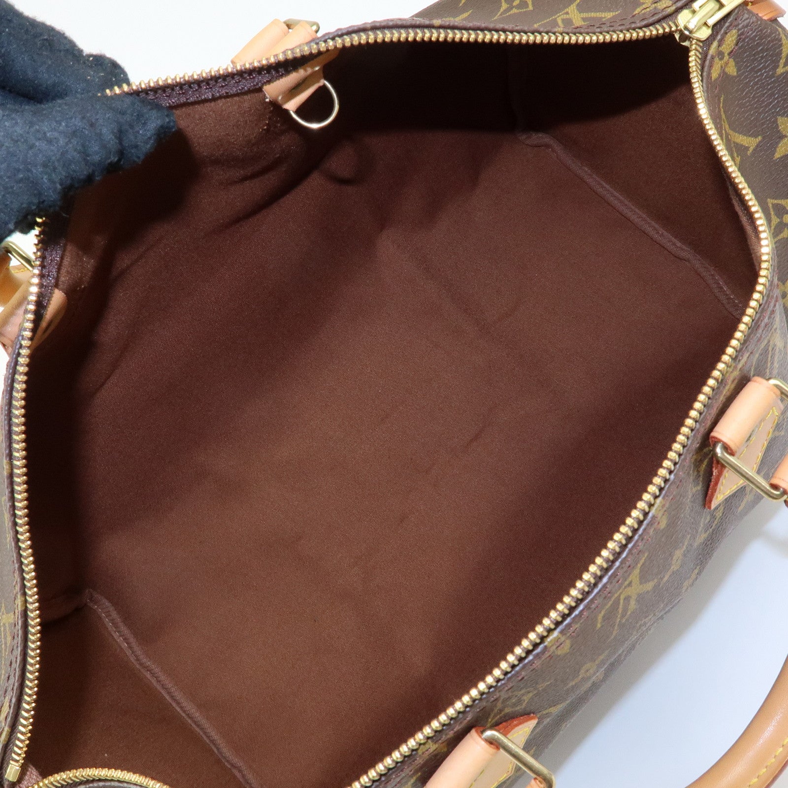 Louis Vuitton Monogram Speedy 40 Hand Bag Boston Bag Brown M41522