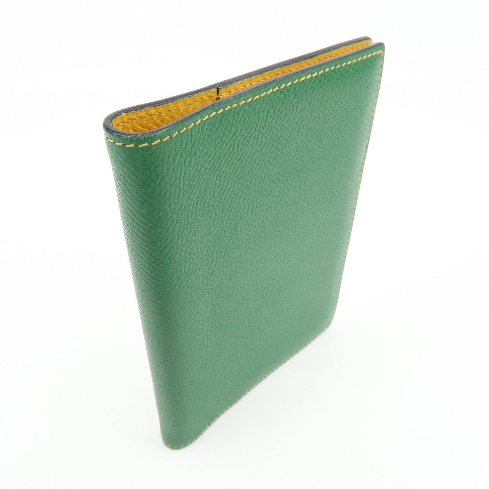 HERMES Veau Epsom Agenda GM Planner Cover □A Stamped Green