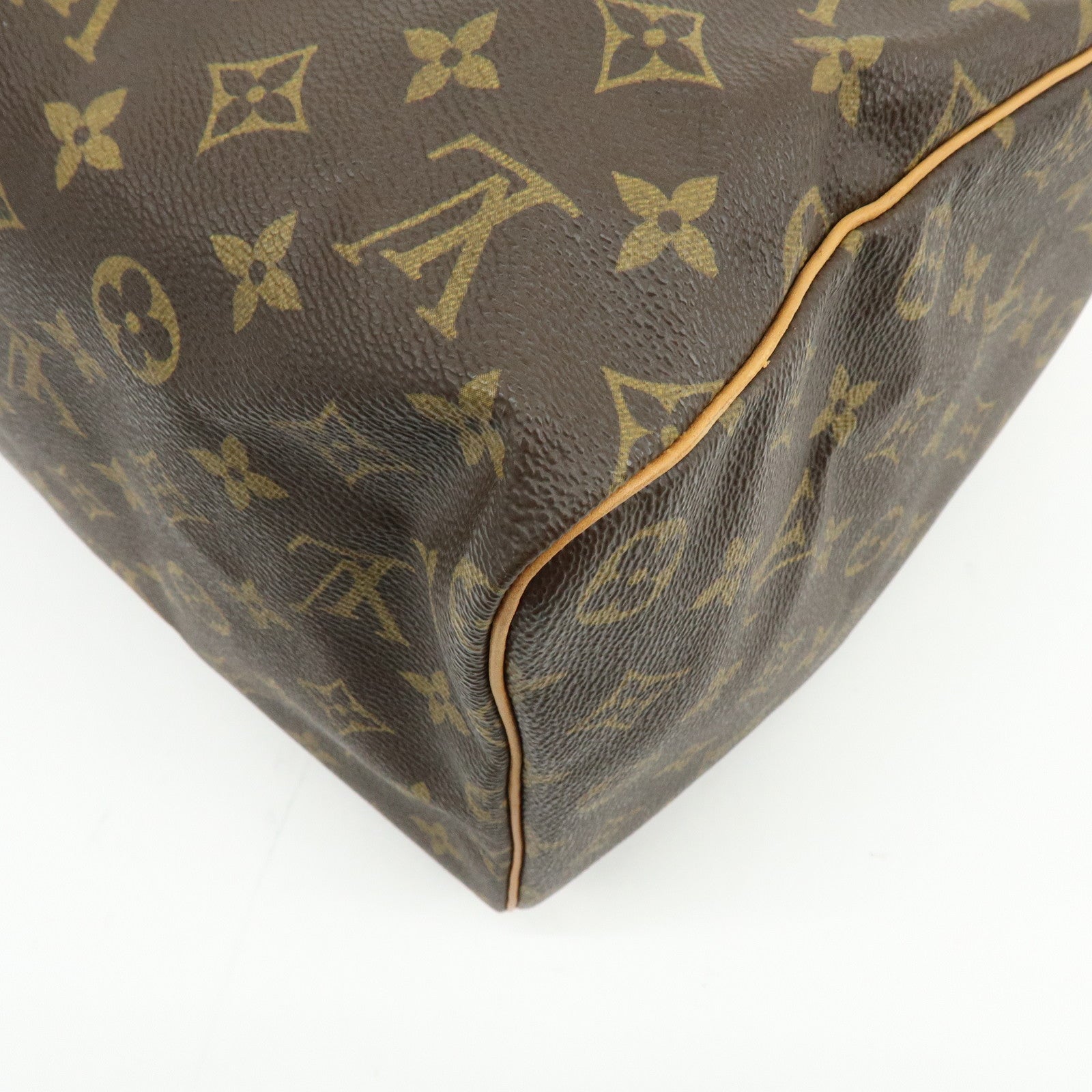 Louis Vuitton Monogram Speedy 40 Hand Bag Boston Bag Brown M41522