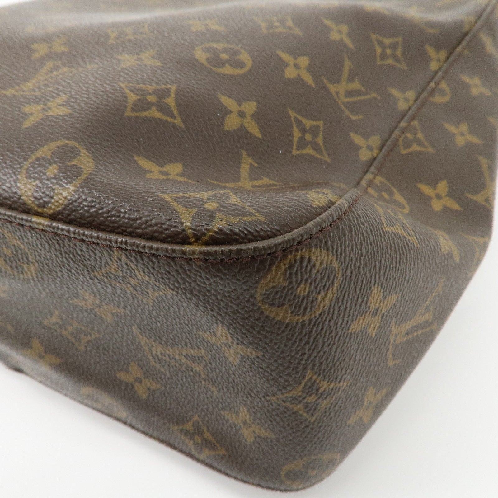 Louis Vuitton Monogram Looping GM Shoulder Bag Brown M51145