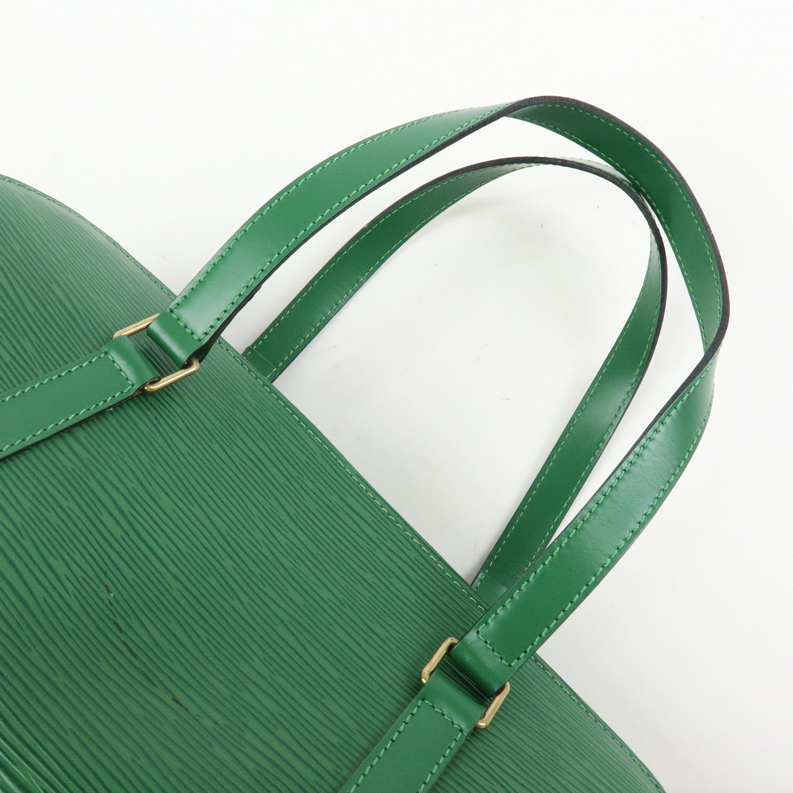 Louis Vuitton Epi Soufflot Hand Bag Borneo Green M52224