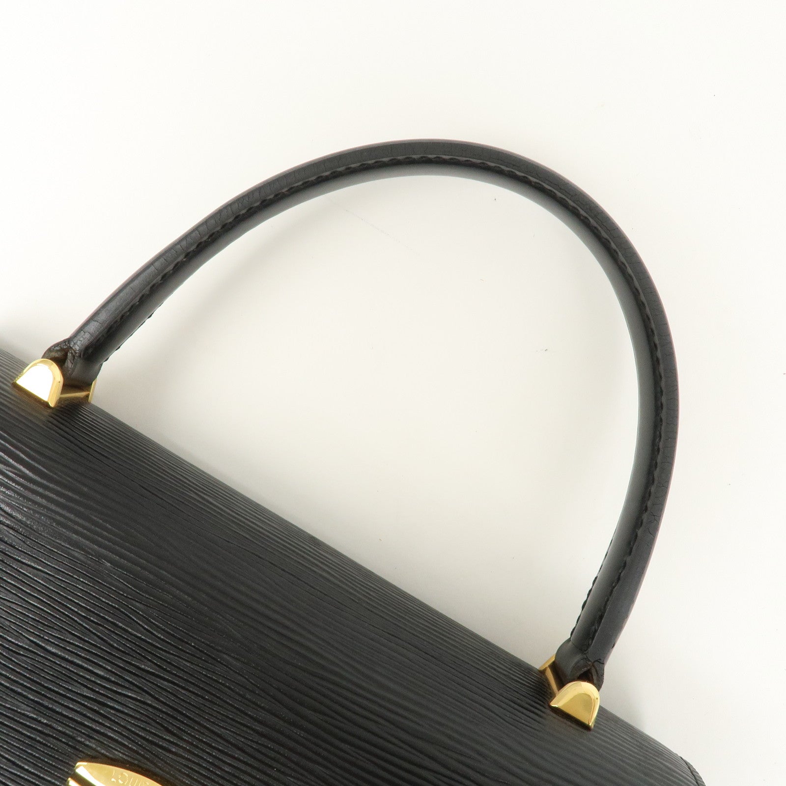 Louis Vuitton Epi Leather Malesherbes Hand Bag Noir M52372