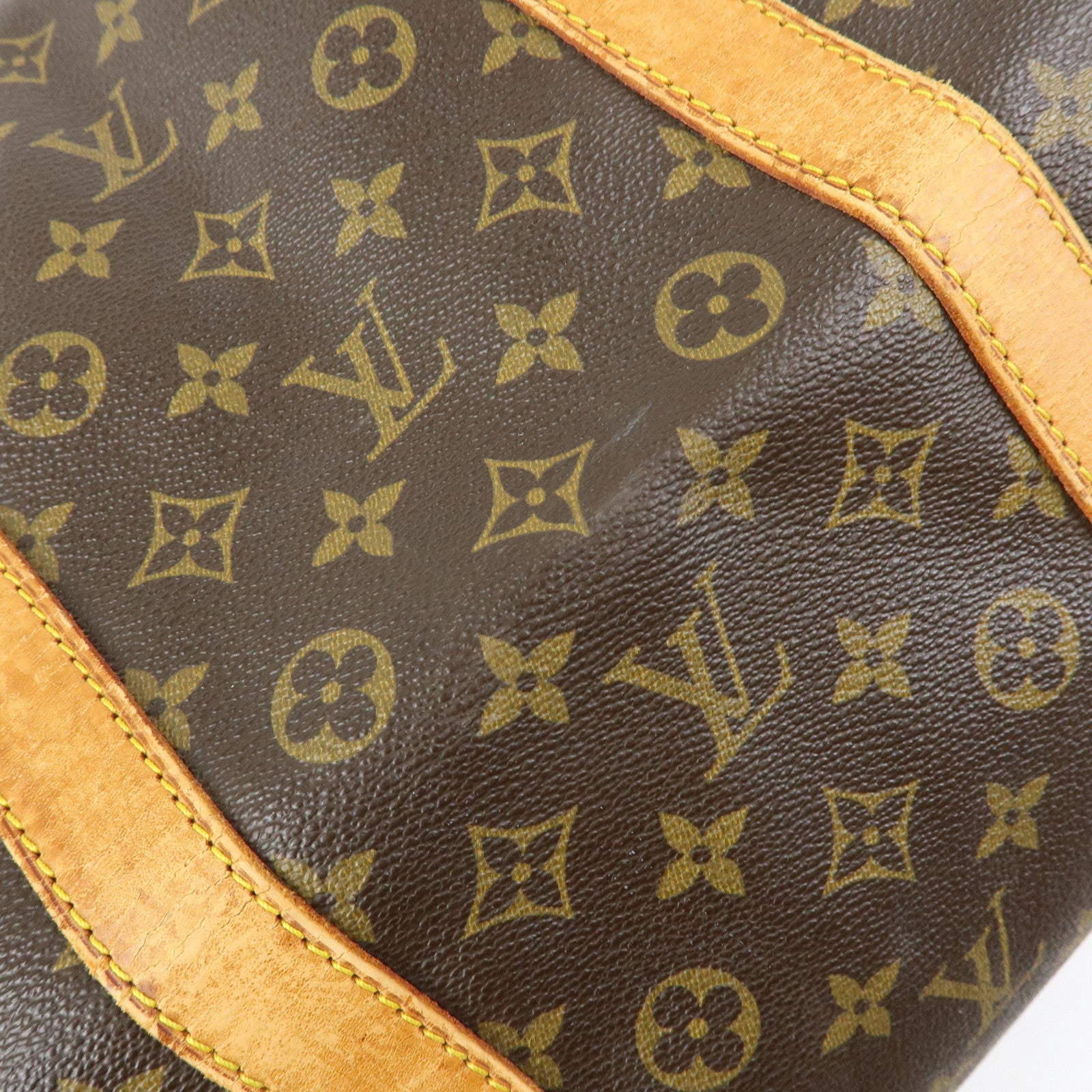 Louis Vuitton Monogram Keep All Bandouliere 60 Boston Bag M41412
