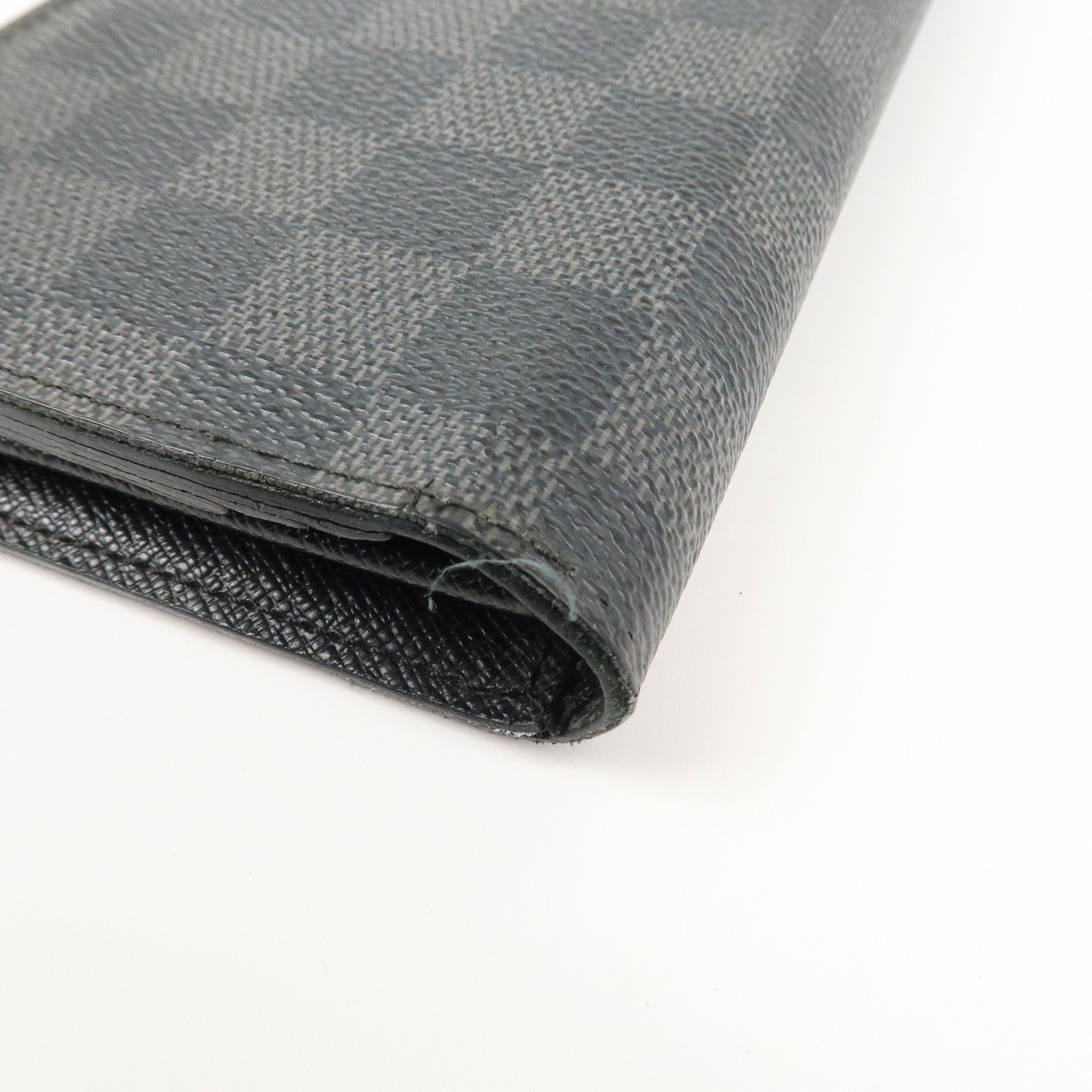 Louis Vuitton Damier Portefeuille Brazza Long Wallet N62665 Used