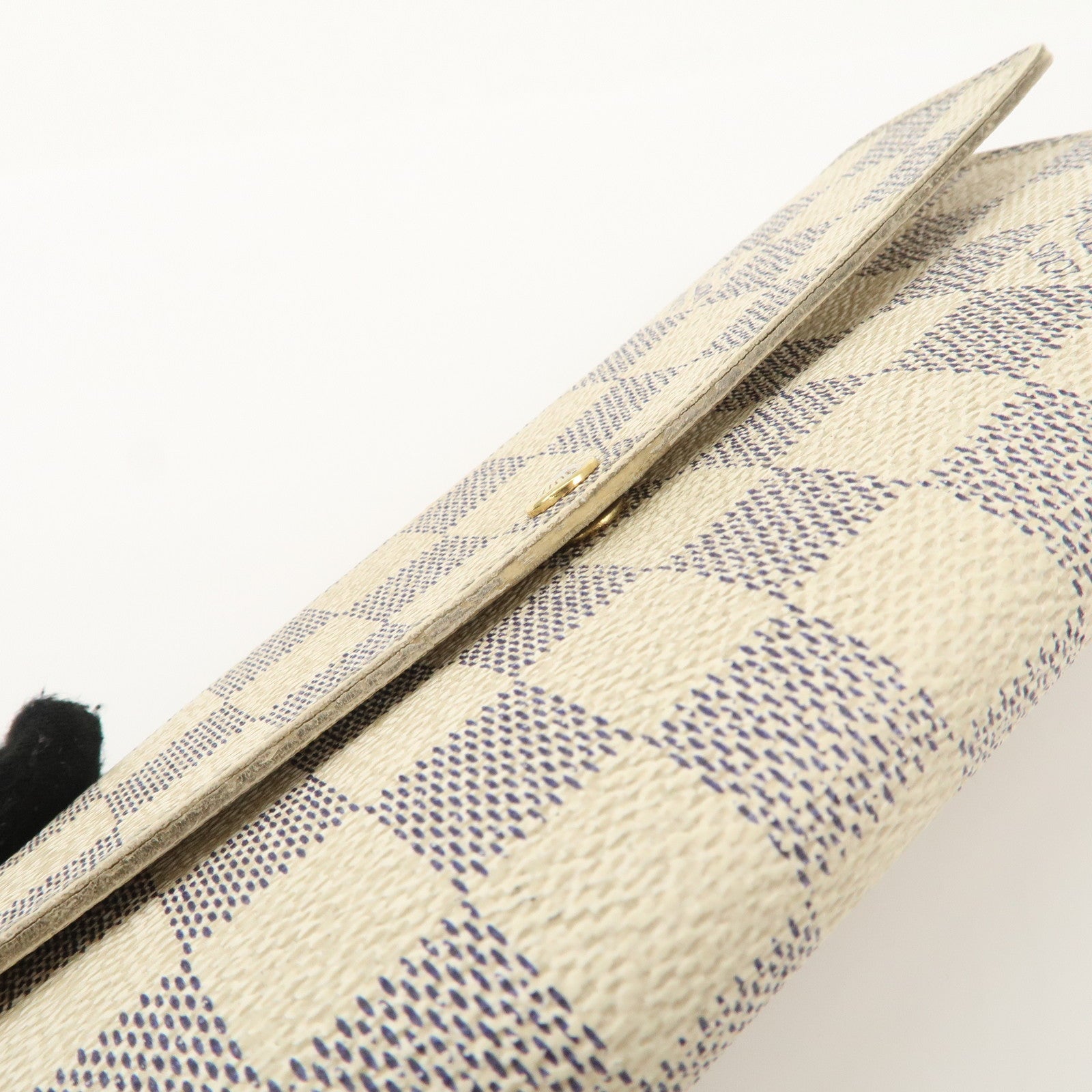 Louis Vuitton Set of 2 Damier Azur Portefeuille Sarah Wallet M61735 Used
