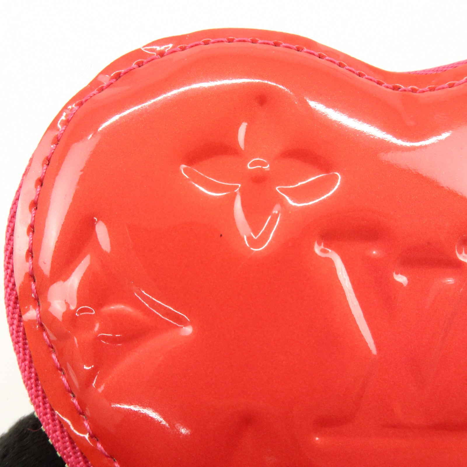 Louis Vuitton Monogram Vernis Porte Monnaie Coeur Coin Case M93657