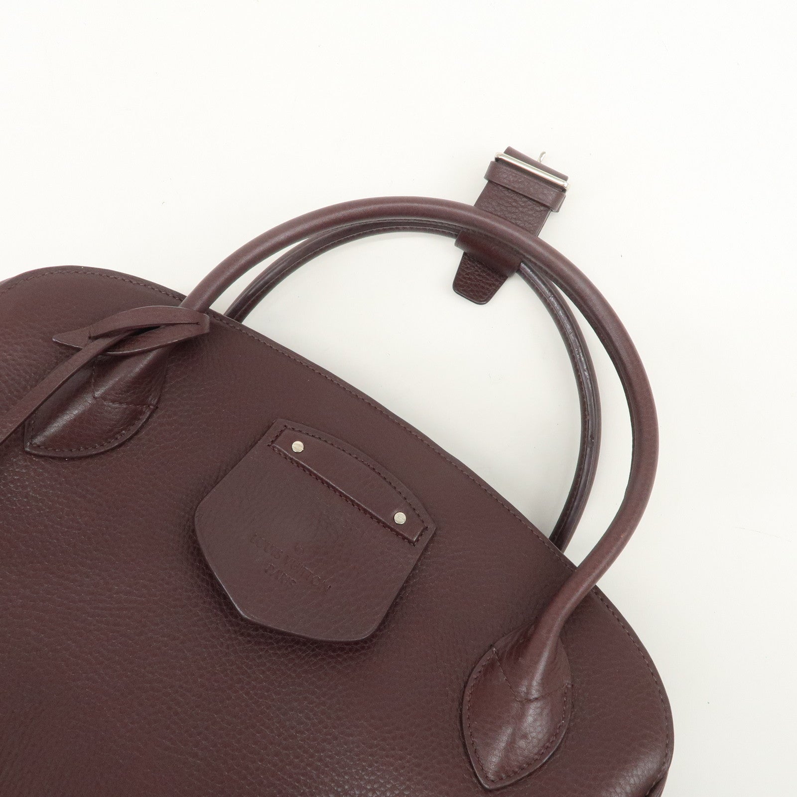 Louis Vuitton Taurillon Mirabilis SPO Hand Bag Cassis M93859