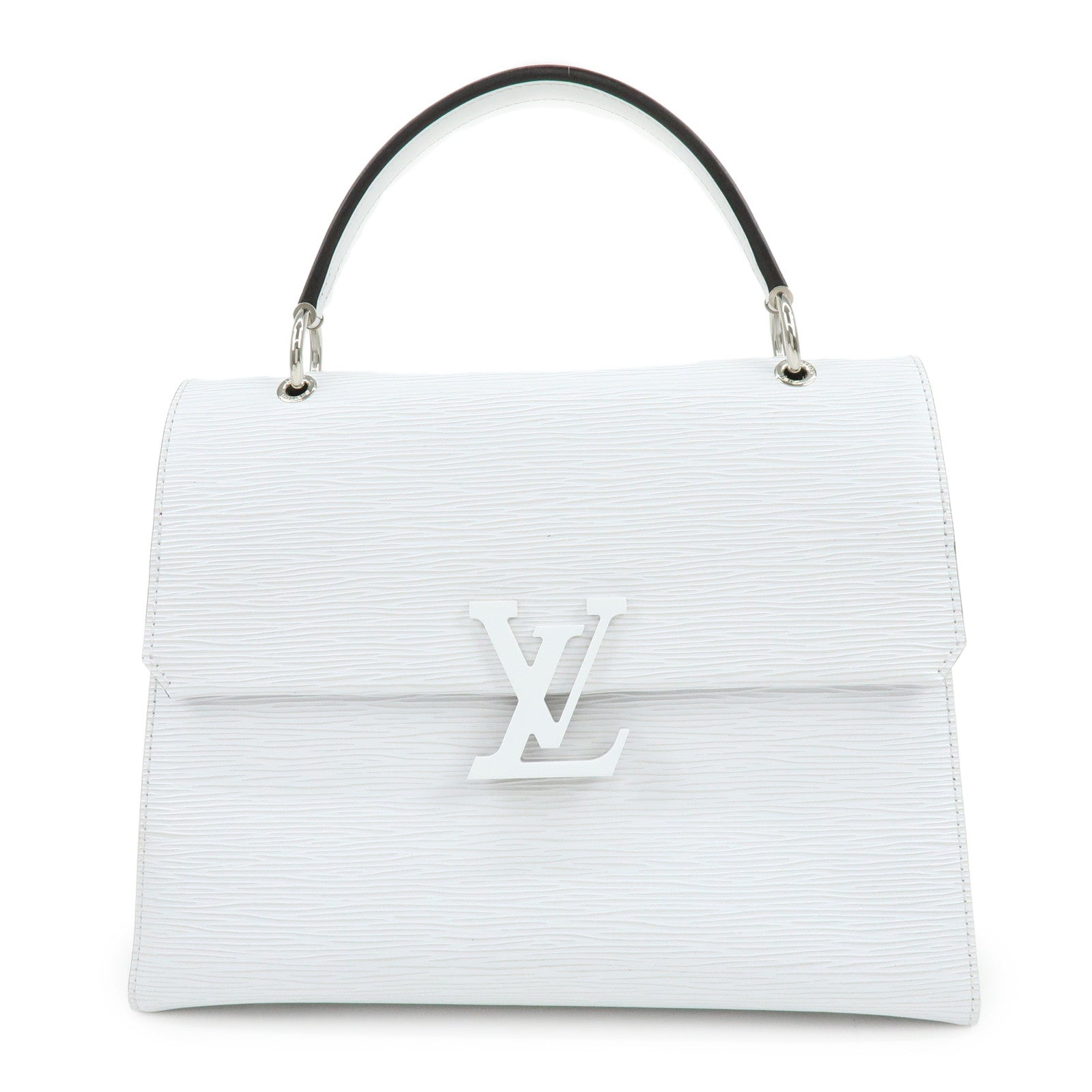 Louis Vuitton Epi Leather Grenelle MM 2Way Hand Bag White M53690