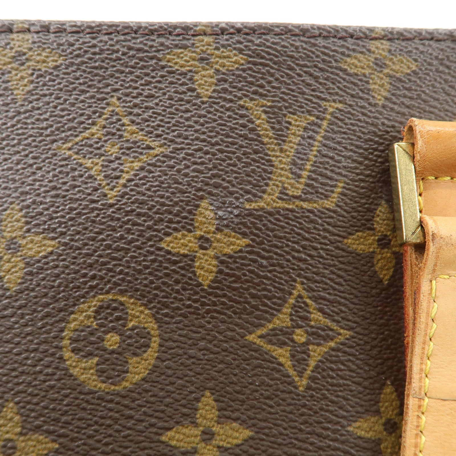 Louis Vuitton Monogram Luco Tote Bag Shoulder Bag Brown M51155 Used