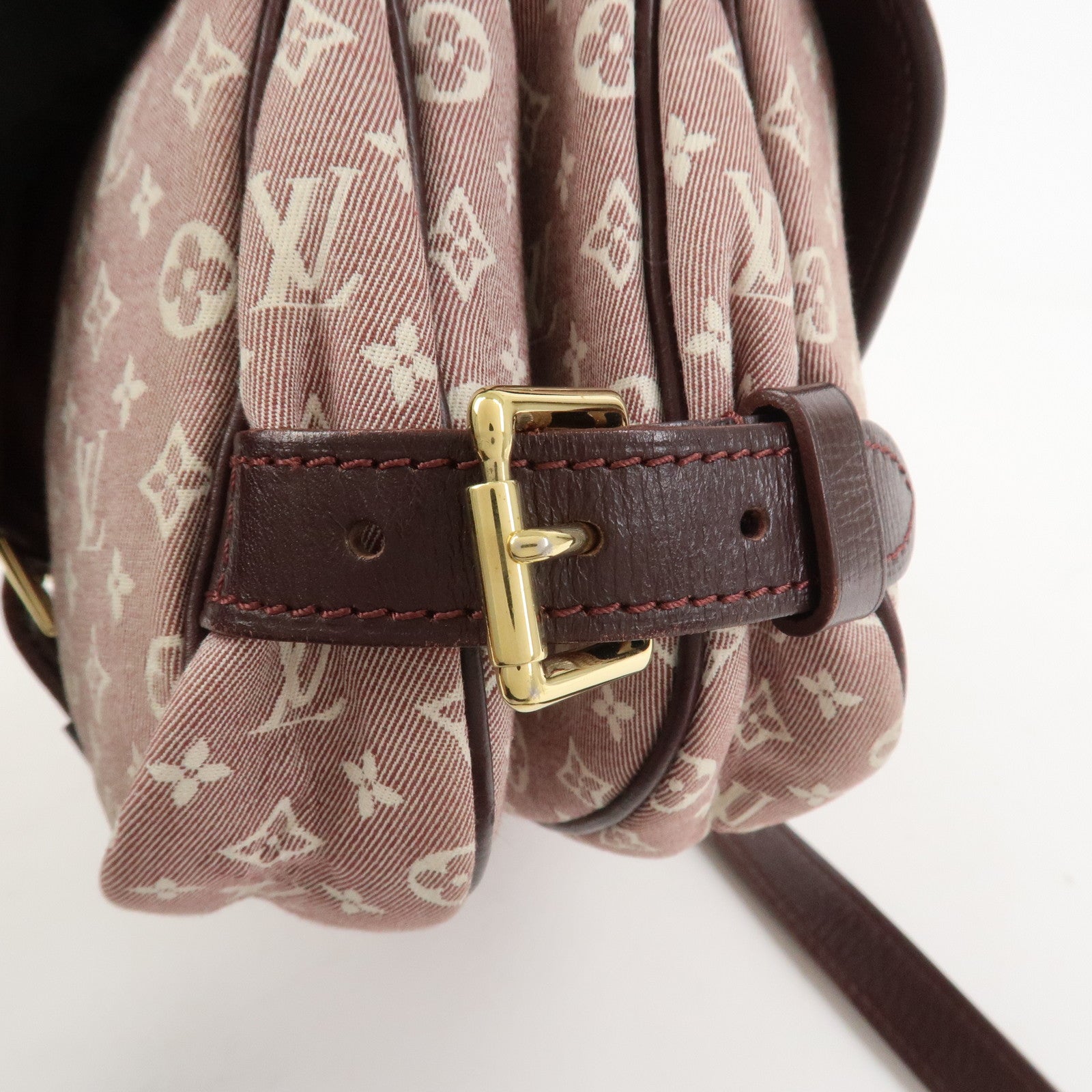 Louis Vuitton Monogram Idylle Saumur PM Shoulder Bag Sepia M40669