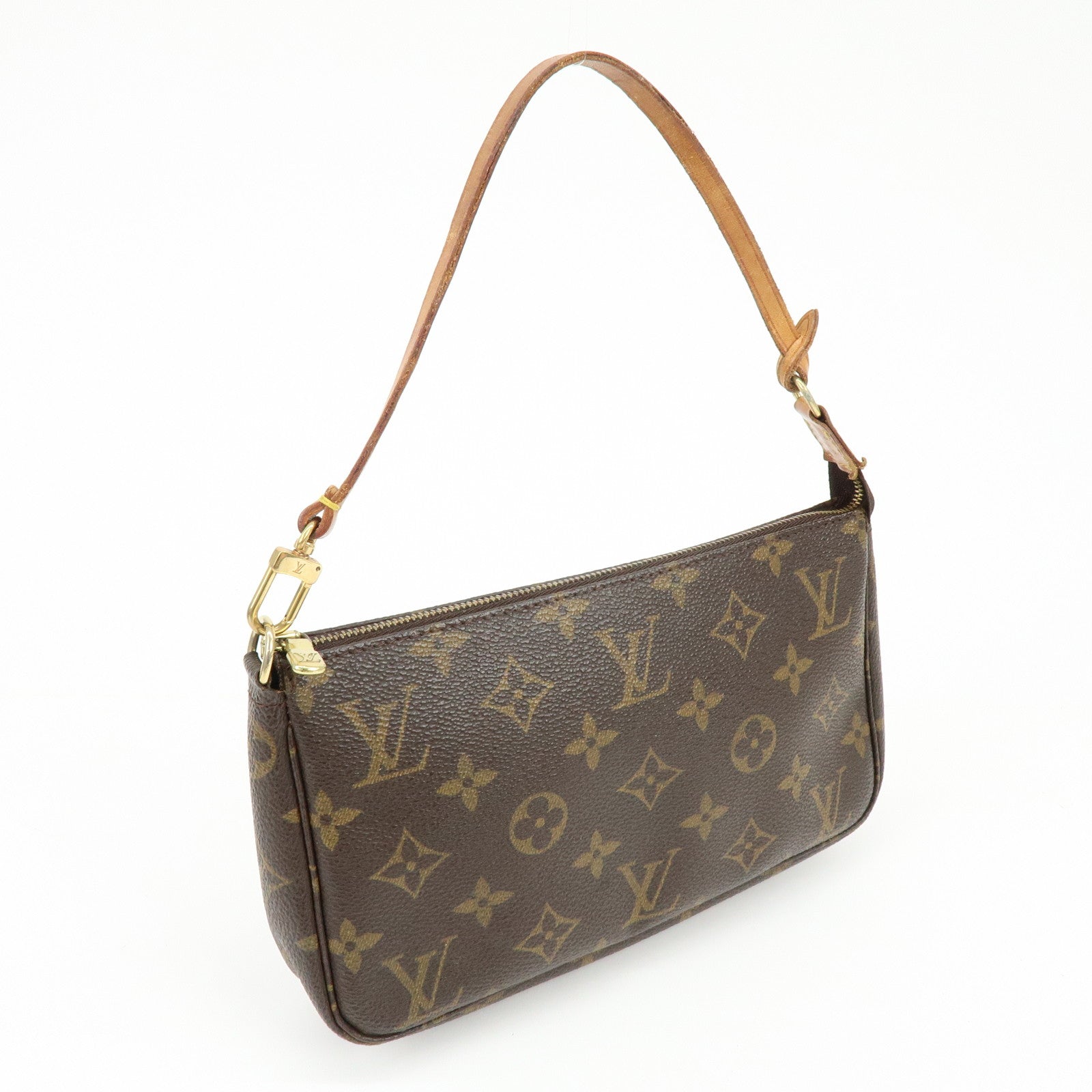 Louis Vuitton Monogram Pochette Accessoires Pouch Hand Bag M51980