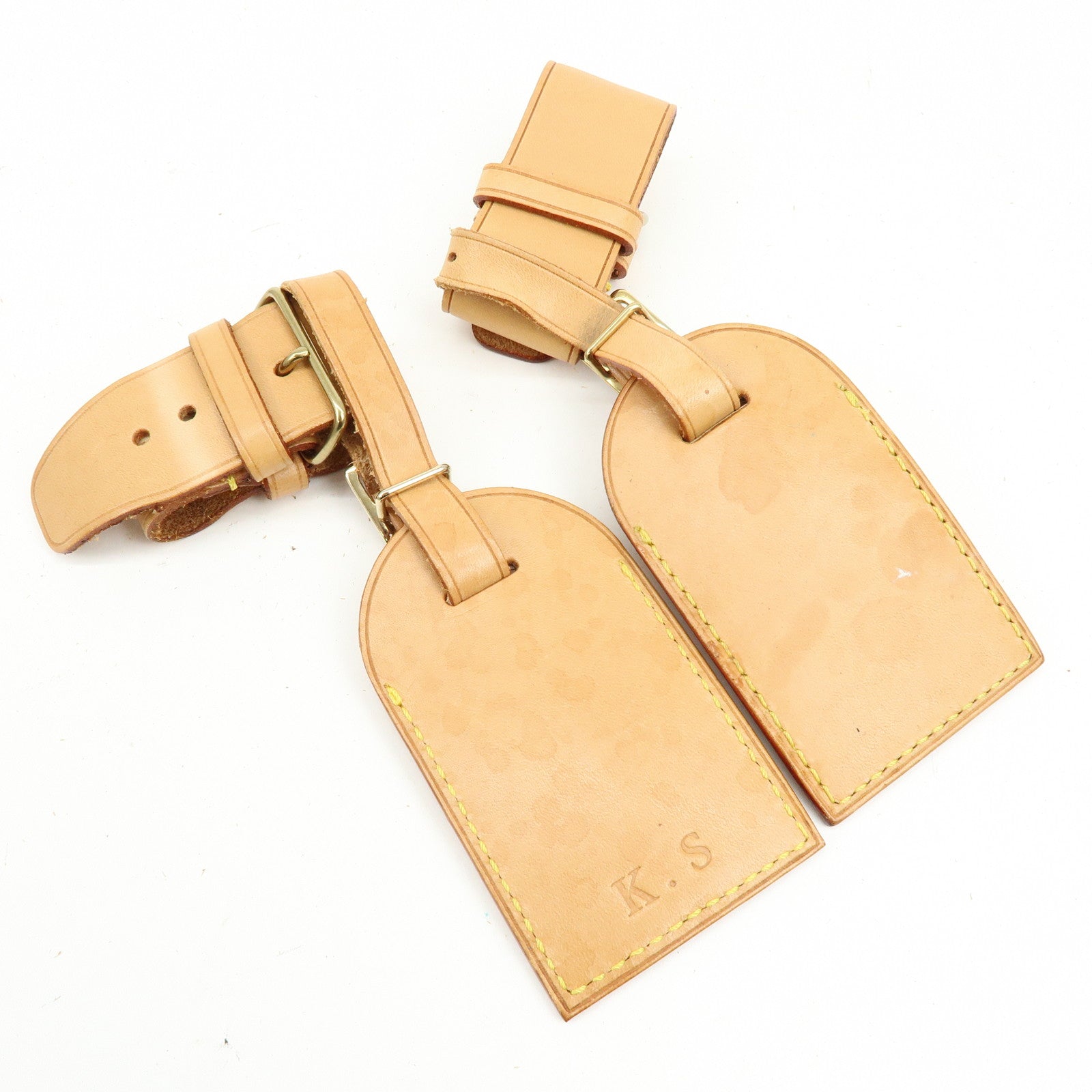 Louis Vuitton Set of 10 Leather Name Tag & Poignet