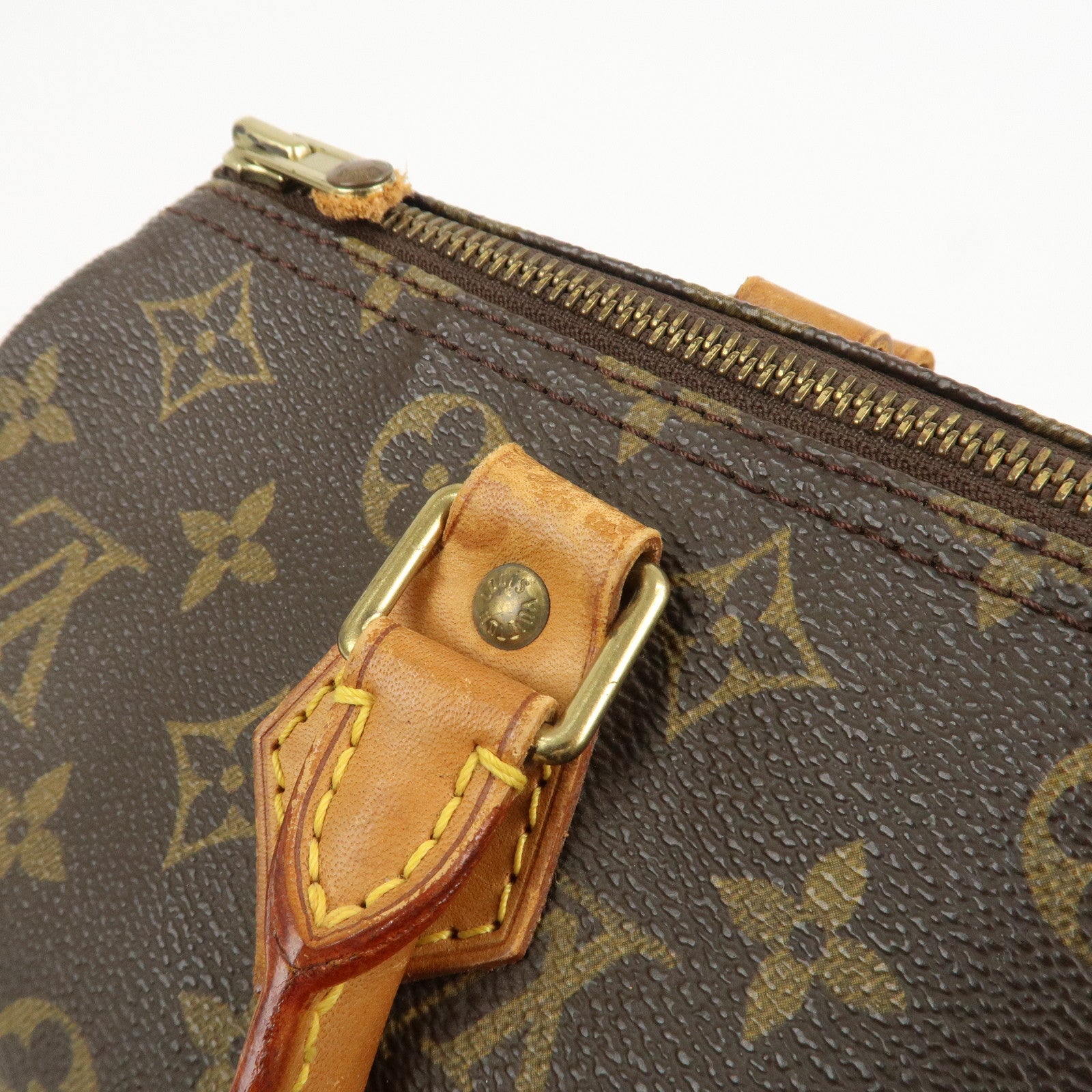 Louis Vuitton Monogram Speedy 30 Boston Bag Hand Bag Brown M41526