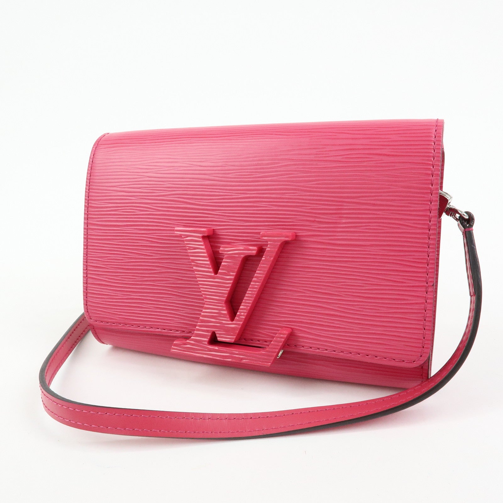 Louis Vuitton Epi Pochette Louise PM 2WAY Bag Pivoine M42082