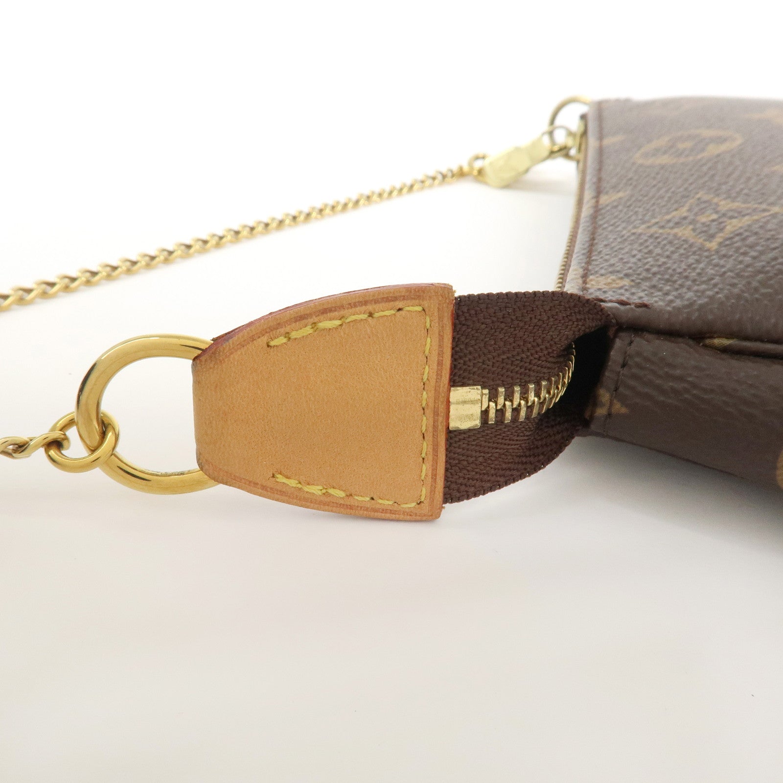 Louis Vuitton Monogram Mini Pochette Accessoires Hand Bag M58009