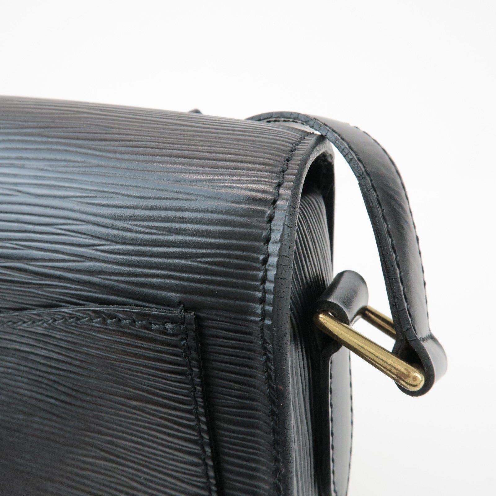 Louis Vuitton Epi Saint Cloud Shoulder Bag Black Noir M52192