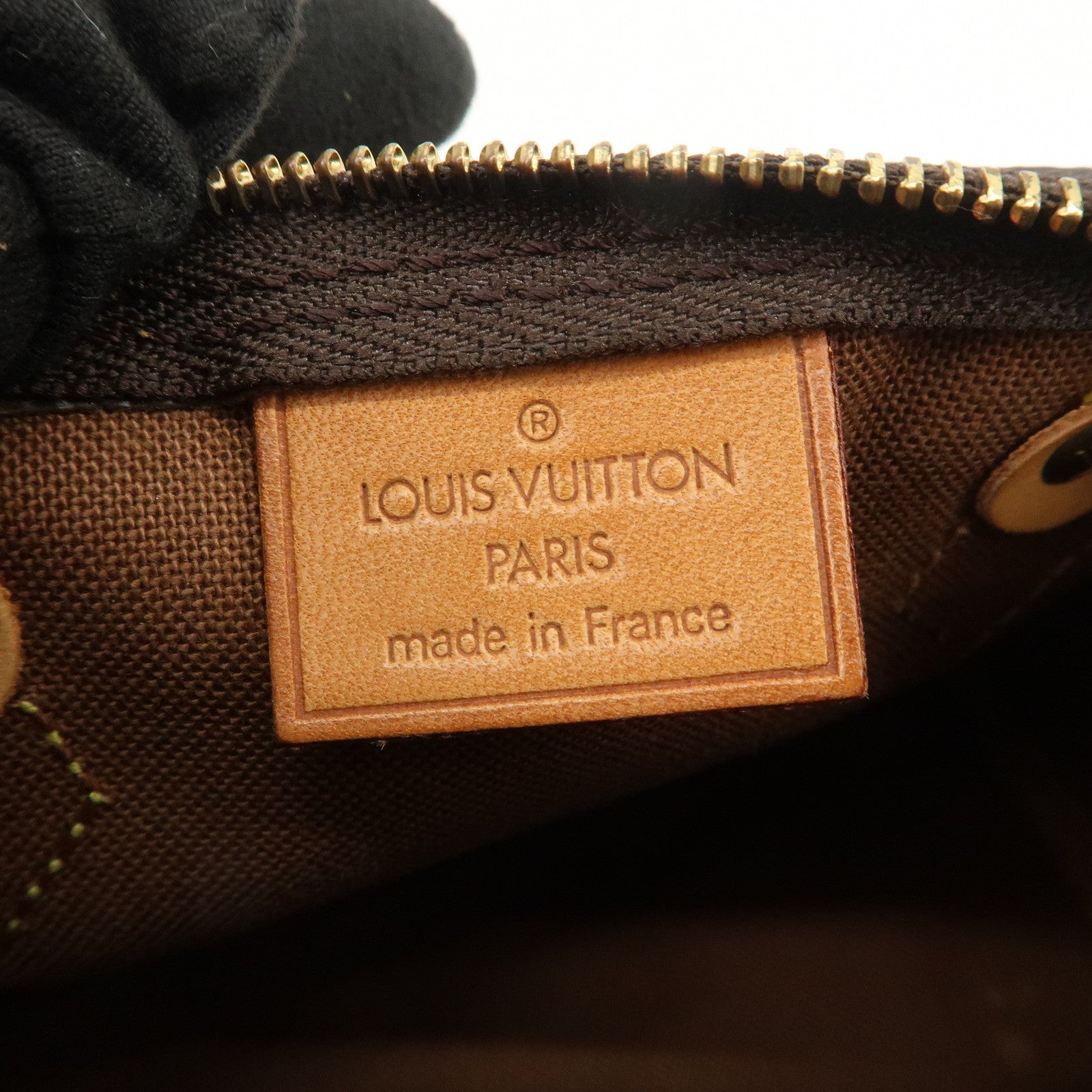 Louis Vuitton Monogram Mini Speedy Hand Bag & Strap Brown M41534