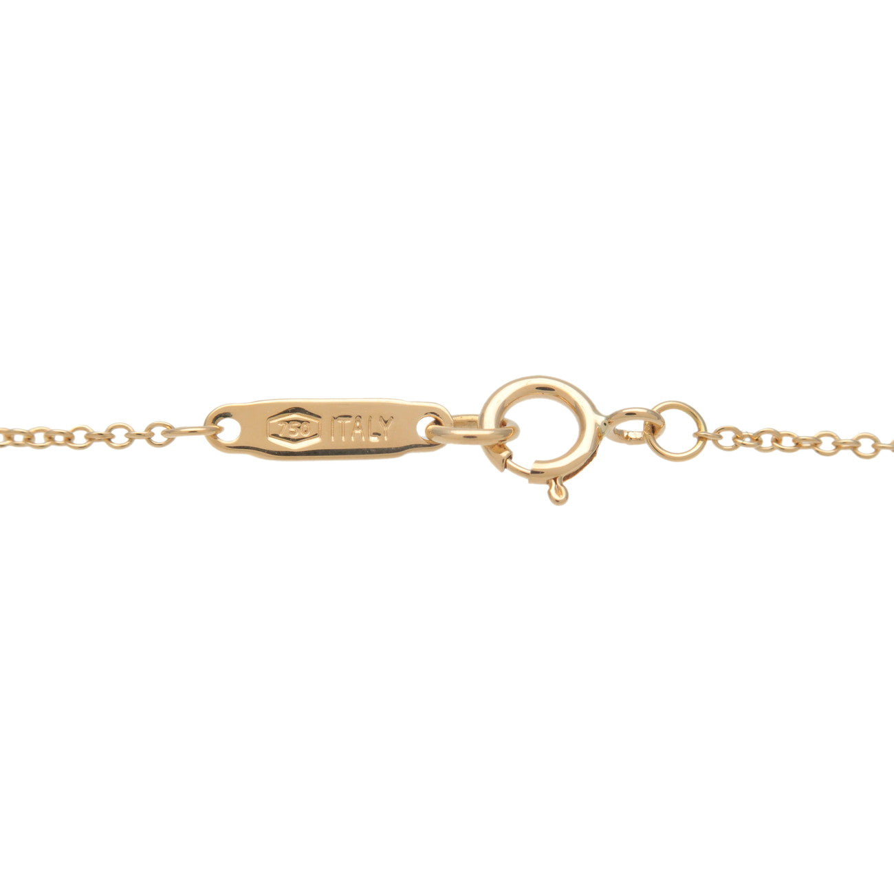TIffany&Co. 1837 Lock Neckrace K18YG 750YG Yellow Gold