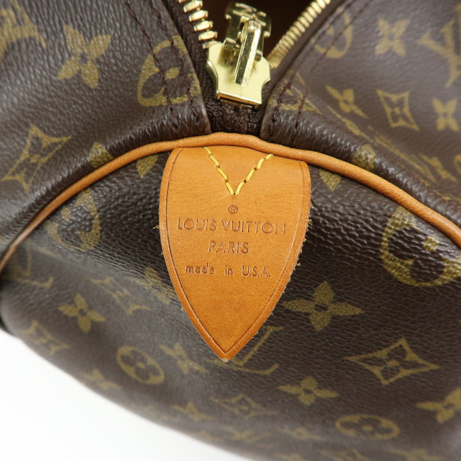 Louis Vuitton Monogram Keep All 50 Boston Bag Hand Bag Brown M41426