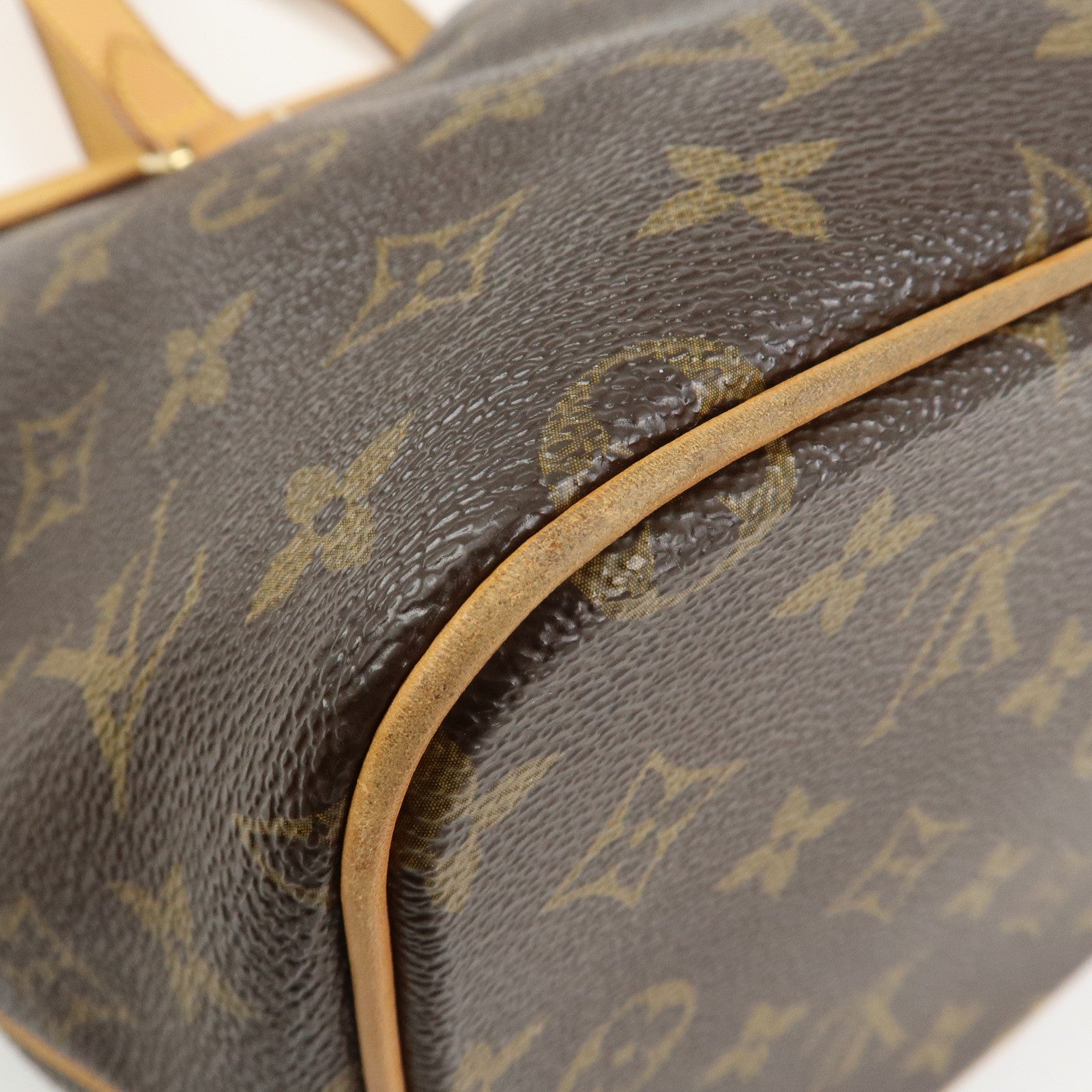 Louis Vuitton Monogram Palermo PM 2Way Bag Hand Bag Brown M40145