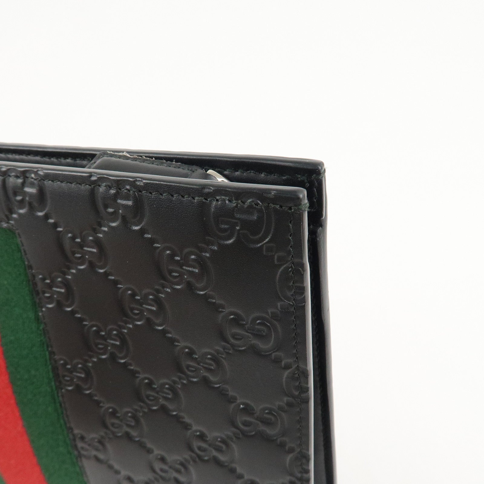 GUCCI Guccissima Sherry Guccissima Leather Clutch Bag 475316 Used