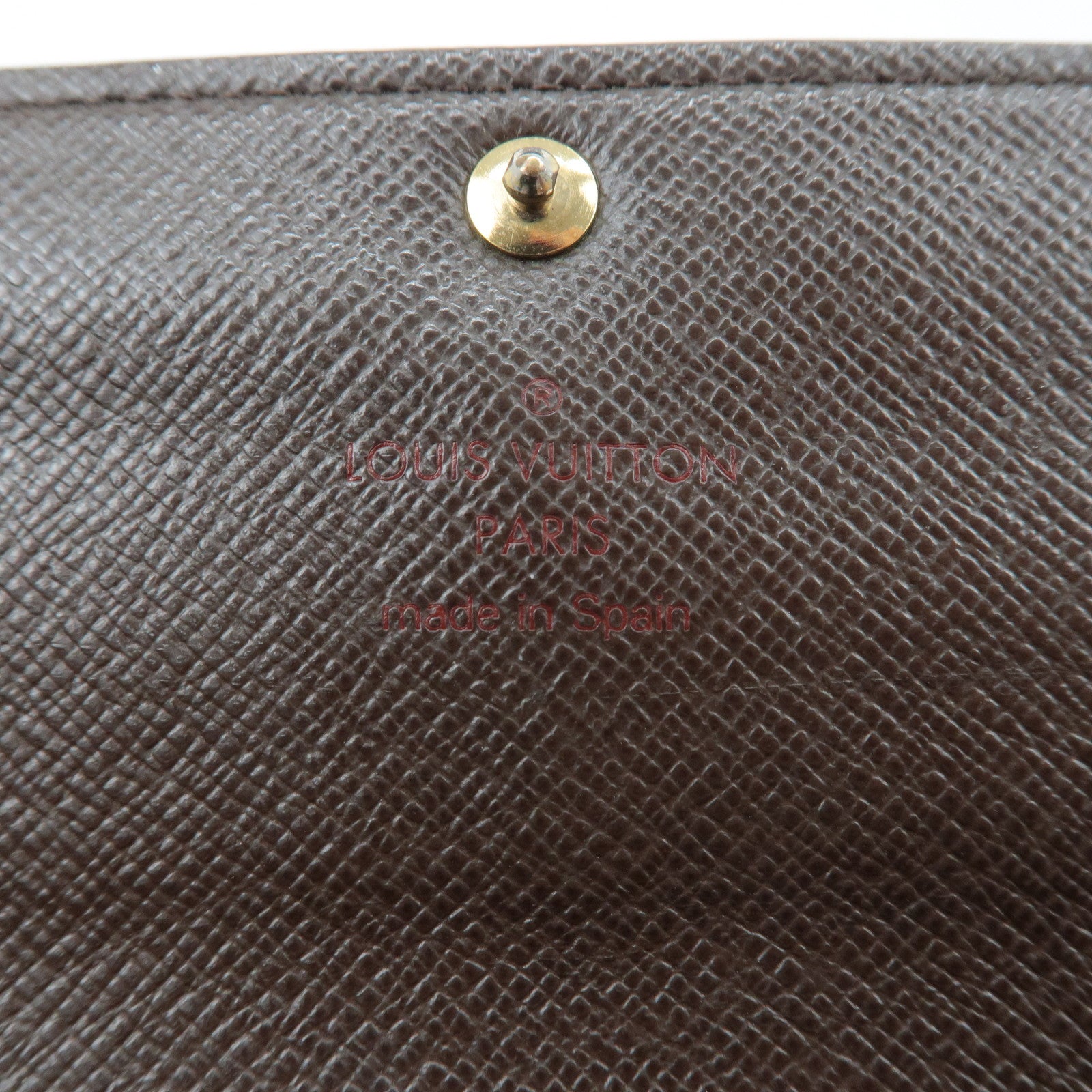 Louis Vuitton Damier Set of 2 Long Wallet N61734 Used