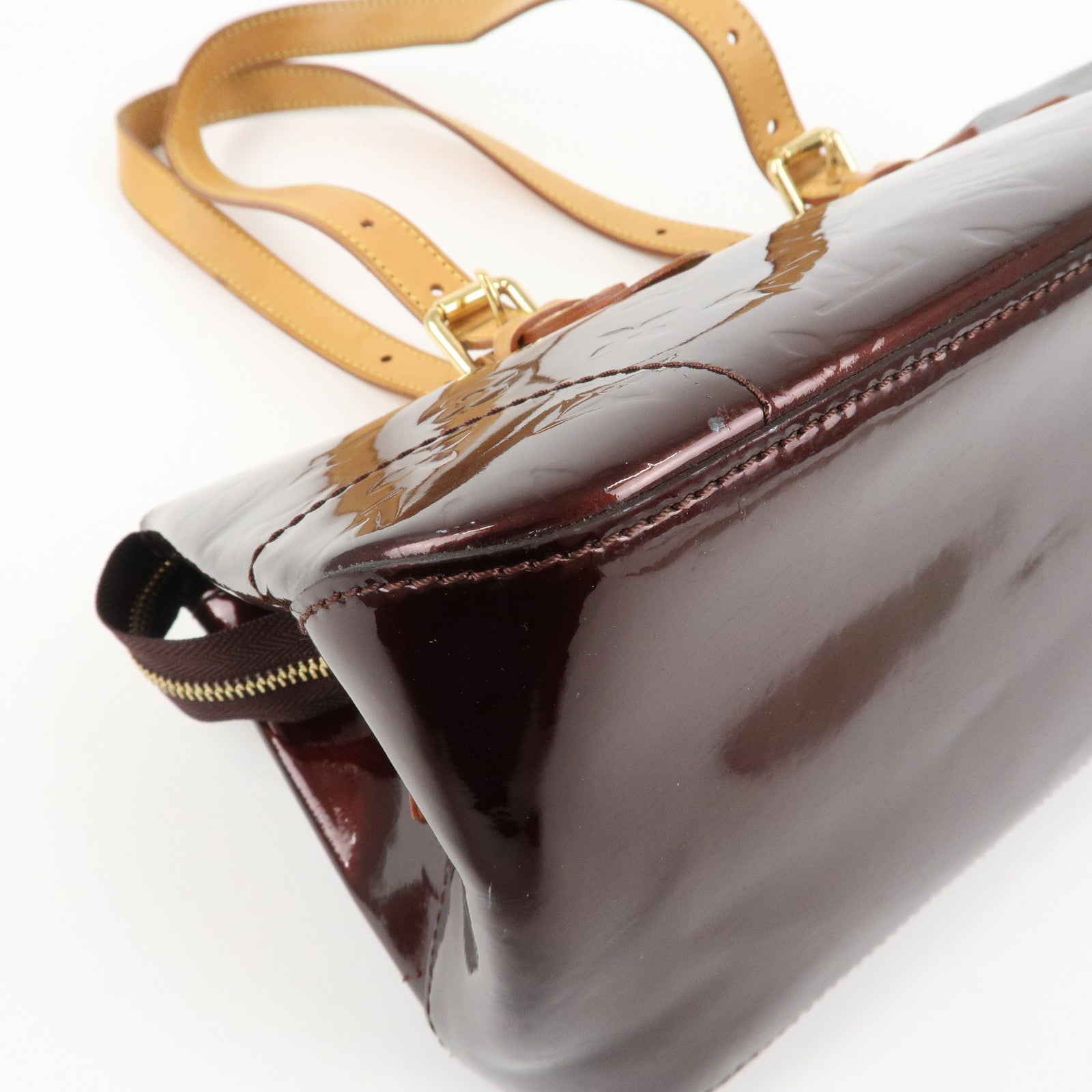 Louis Vuitton Monogram Vernis Rosewood Avenue Hand Bag M93510 Used