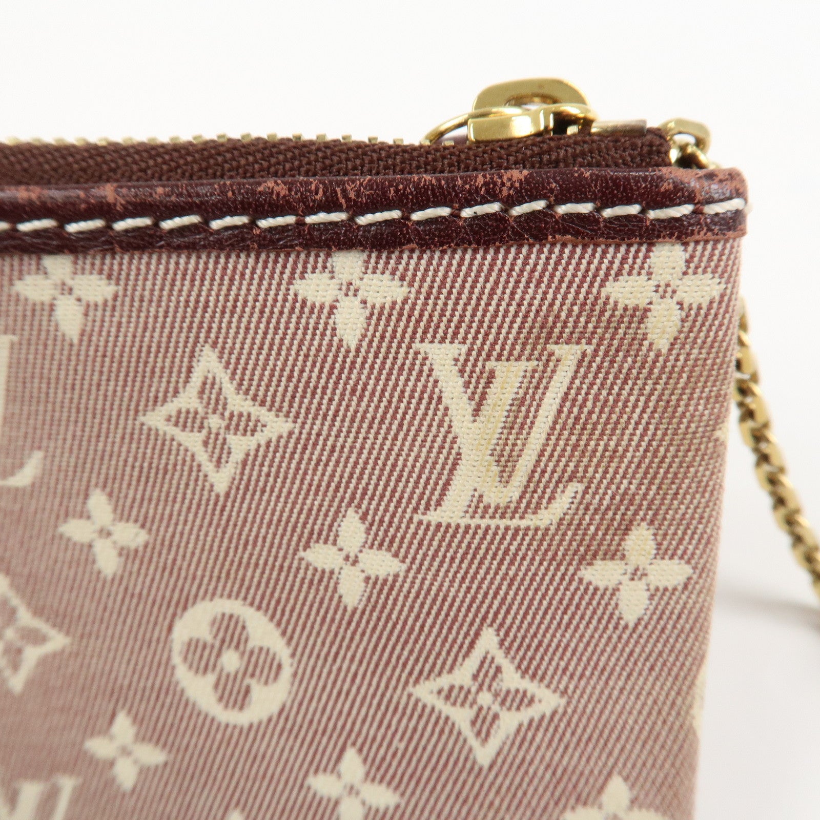 Louis Vuitton Monogram Idylle Pochette Cles Coin Case Sepia M62995 Used