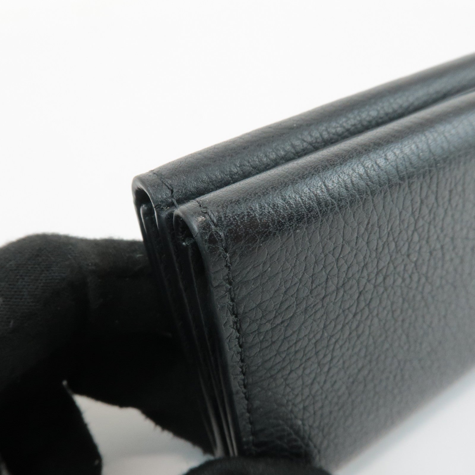 Louis Vuitton Lock Me Portefeuille Lock Mini Wallet Noir M63921 Used