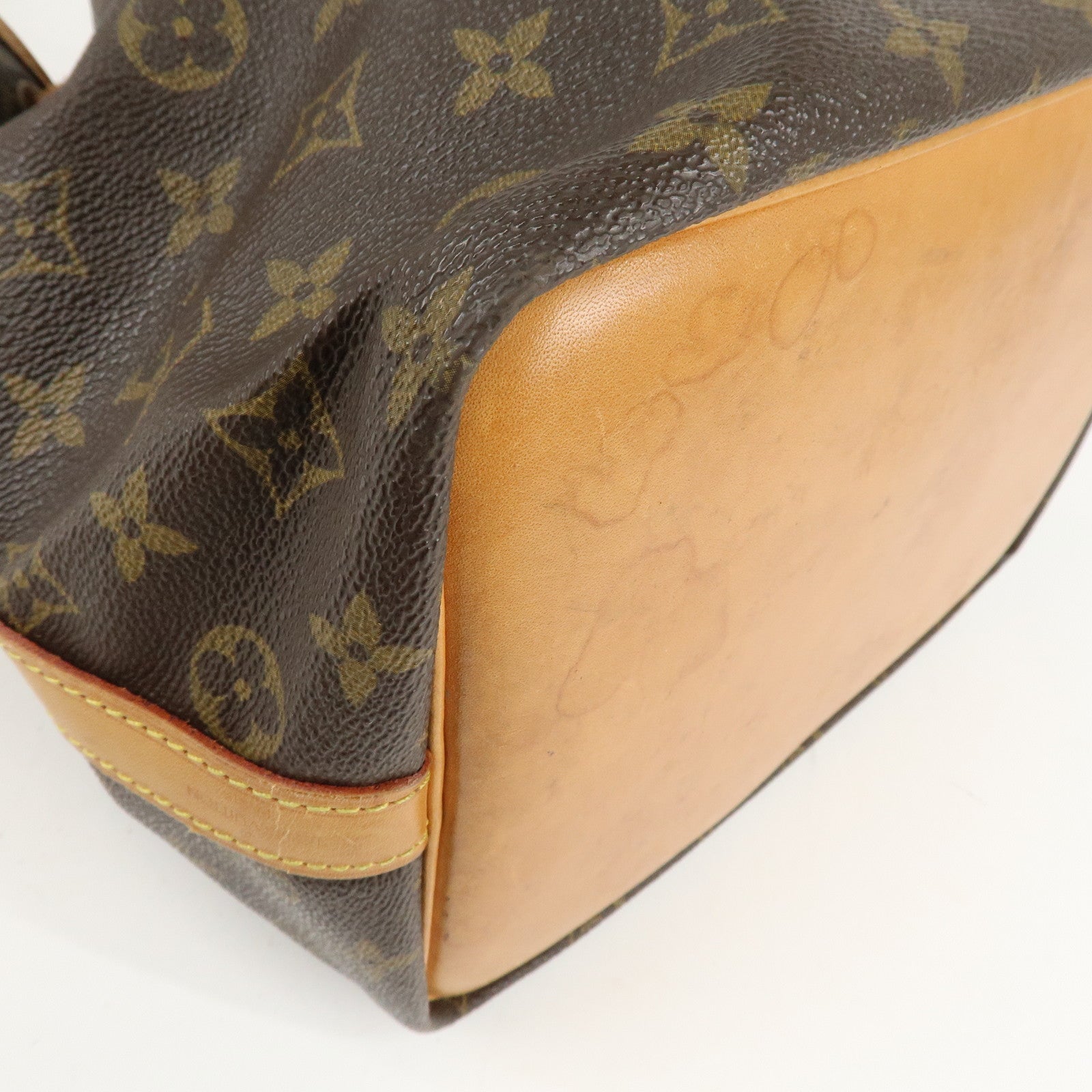 Louis Vuitton Monogram Petit Noe Shoulder Bag Brown M42226 Used