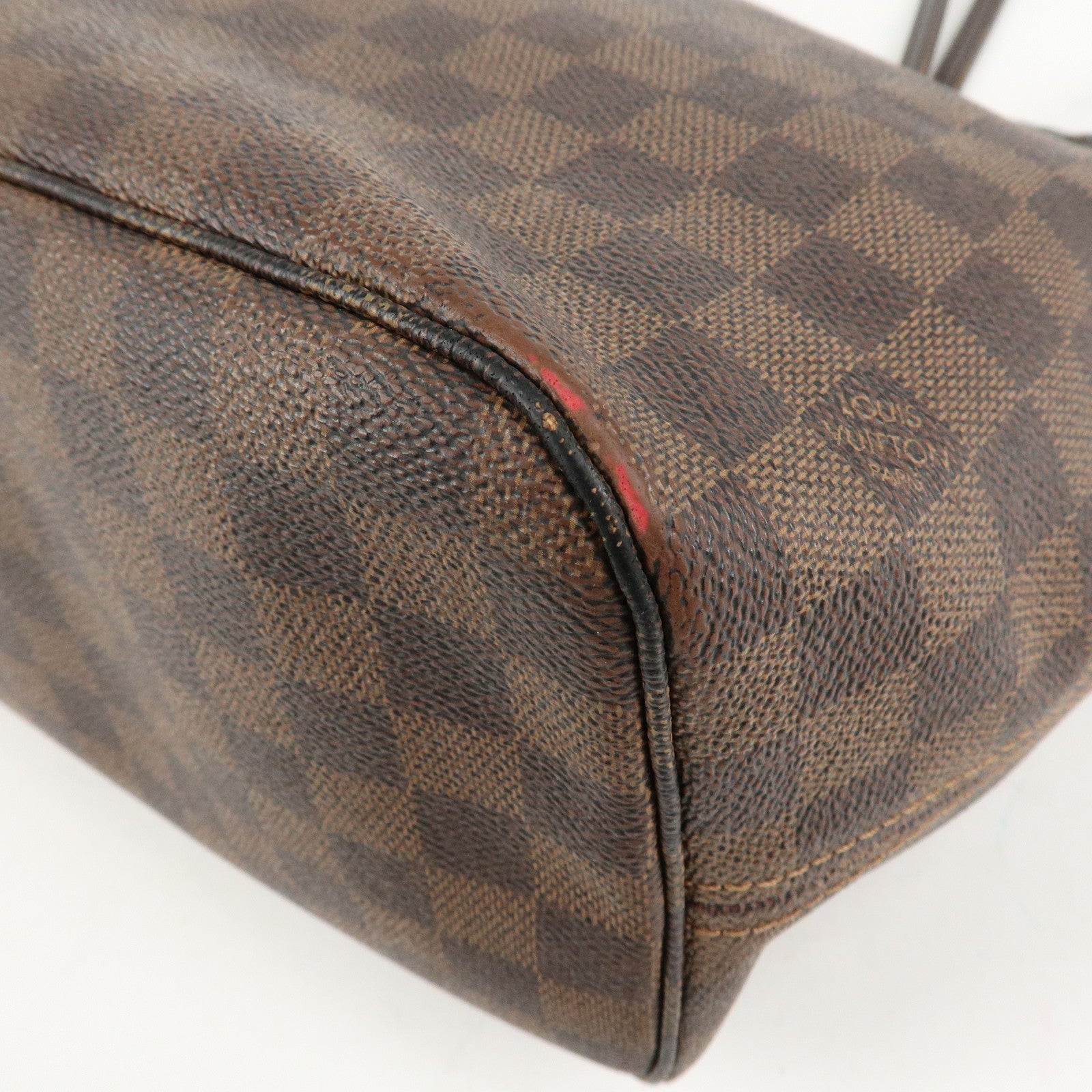 Louis Vuitton Damier Neverfull MM Tote Bag Brown M41358 Used