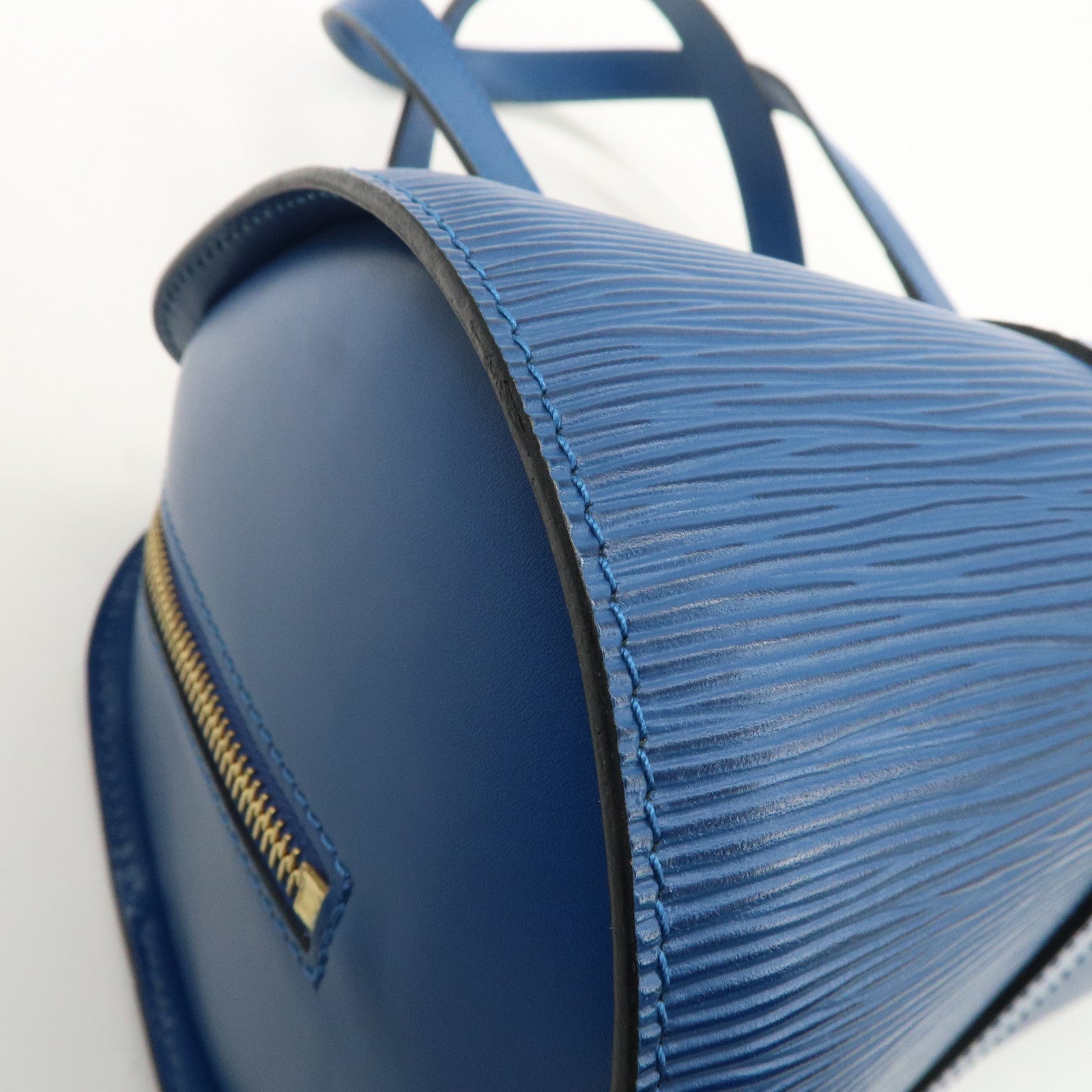 Louis Vuitton Epi Soufflot Shoulder Bag Hand Bag Blue M52222 Used