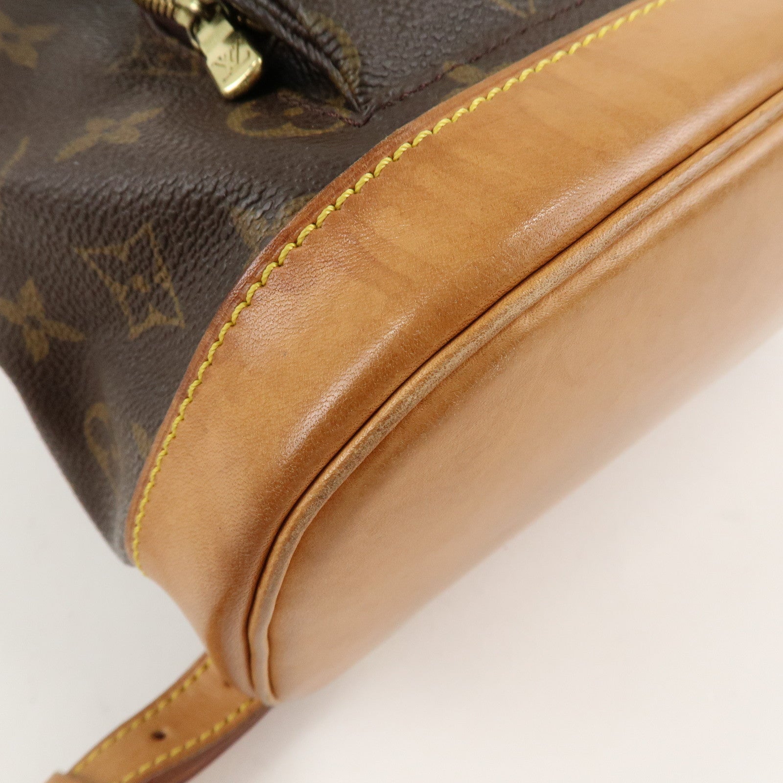 Louis Vuitton Monogram Montsouris MM Back Pack Bag M51136 Used