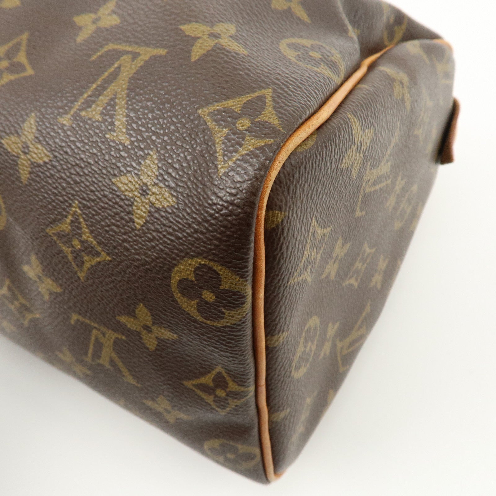 Louis Vuitton Monogram Speedy 25 Hand Bag Boston Bag M41528 Used